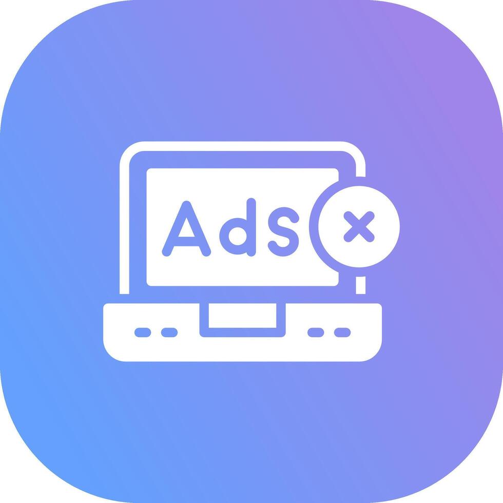 Online Advertising Creative Icon Design vector