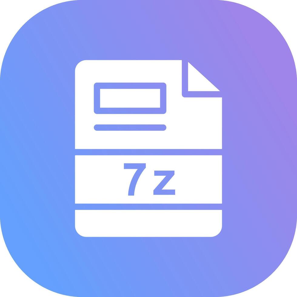 7z Creative Icon Design vector