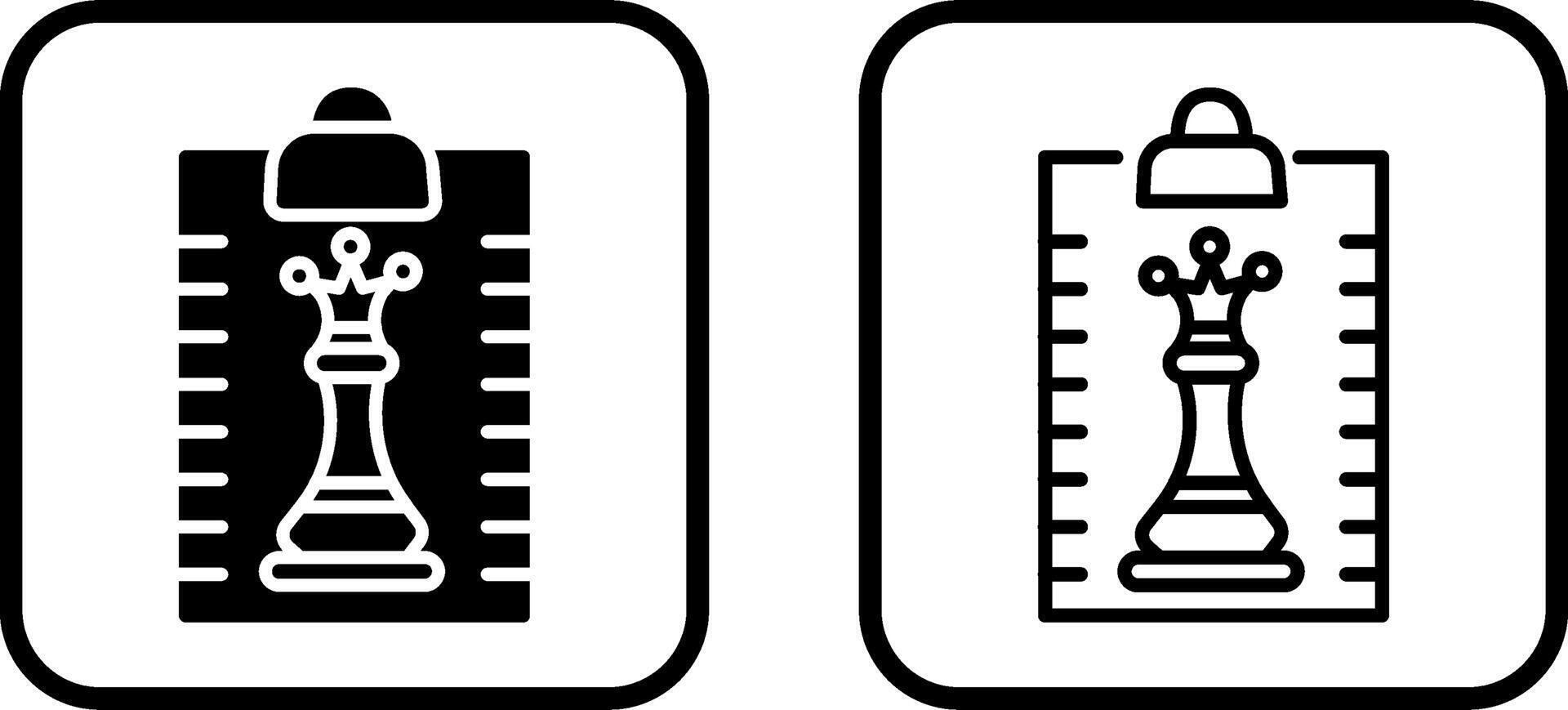 Clipboard Chess Vector Icon