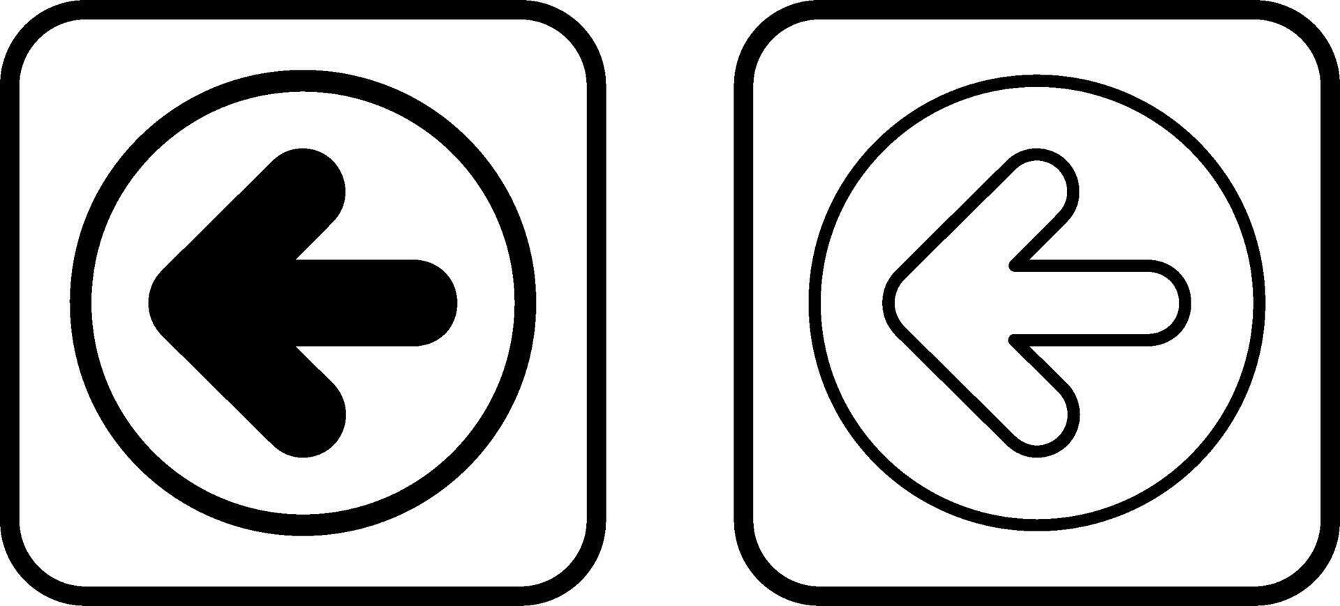 To Left Vector Icon