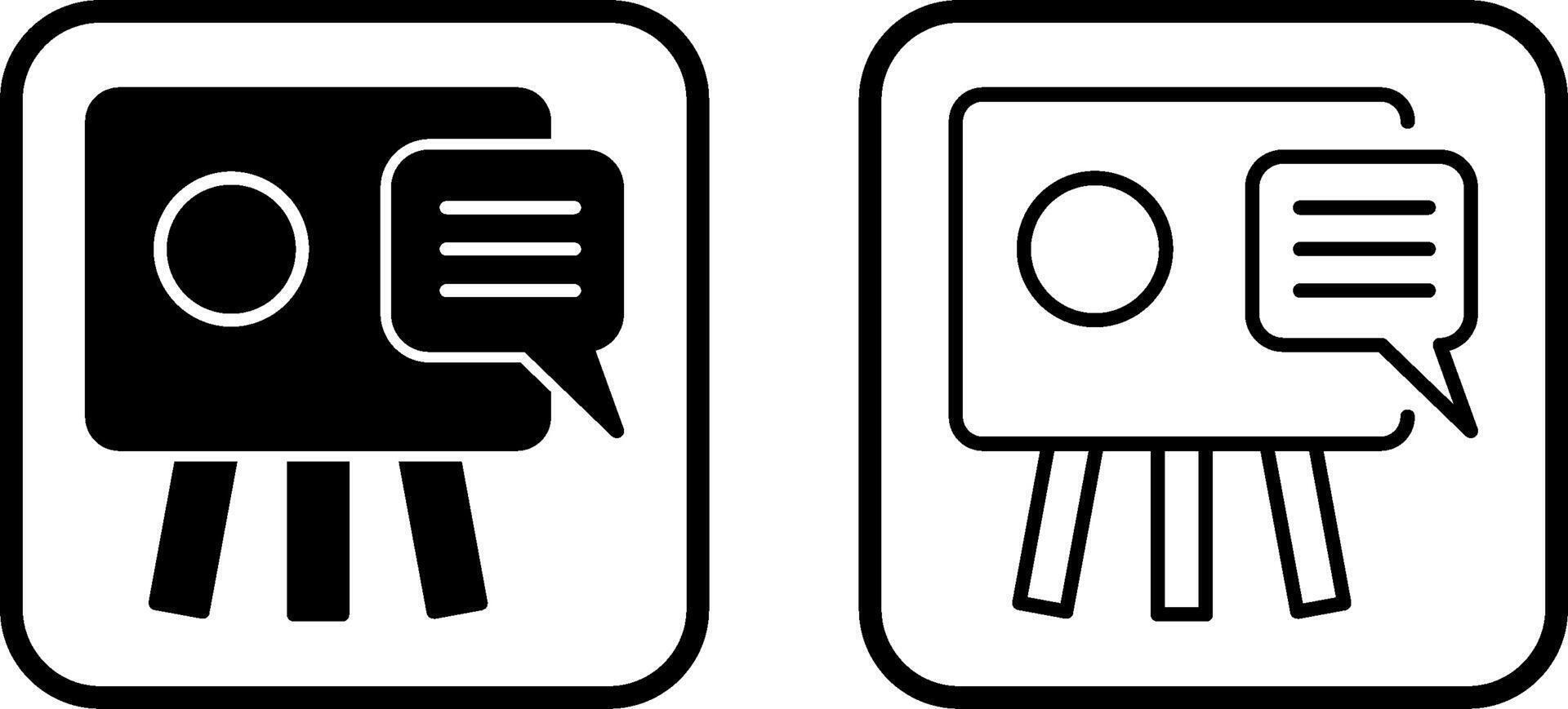 Message Board Vector Icon