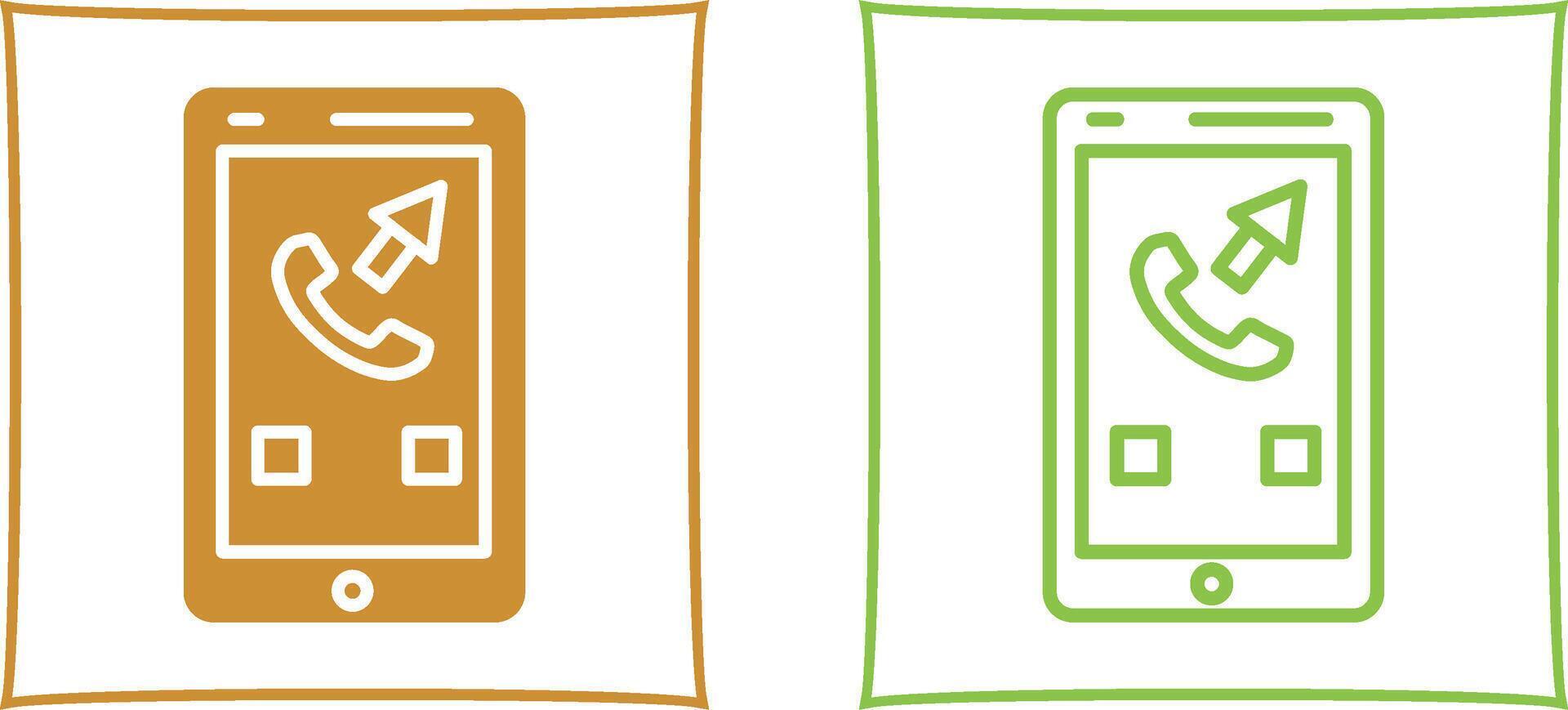Outgoing Call Vector Icon