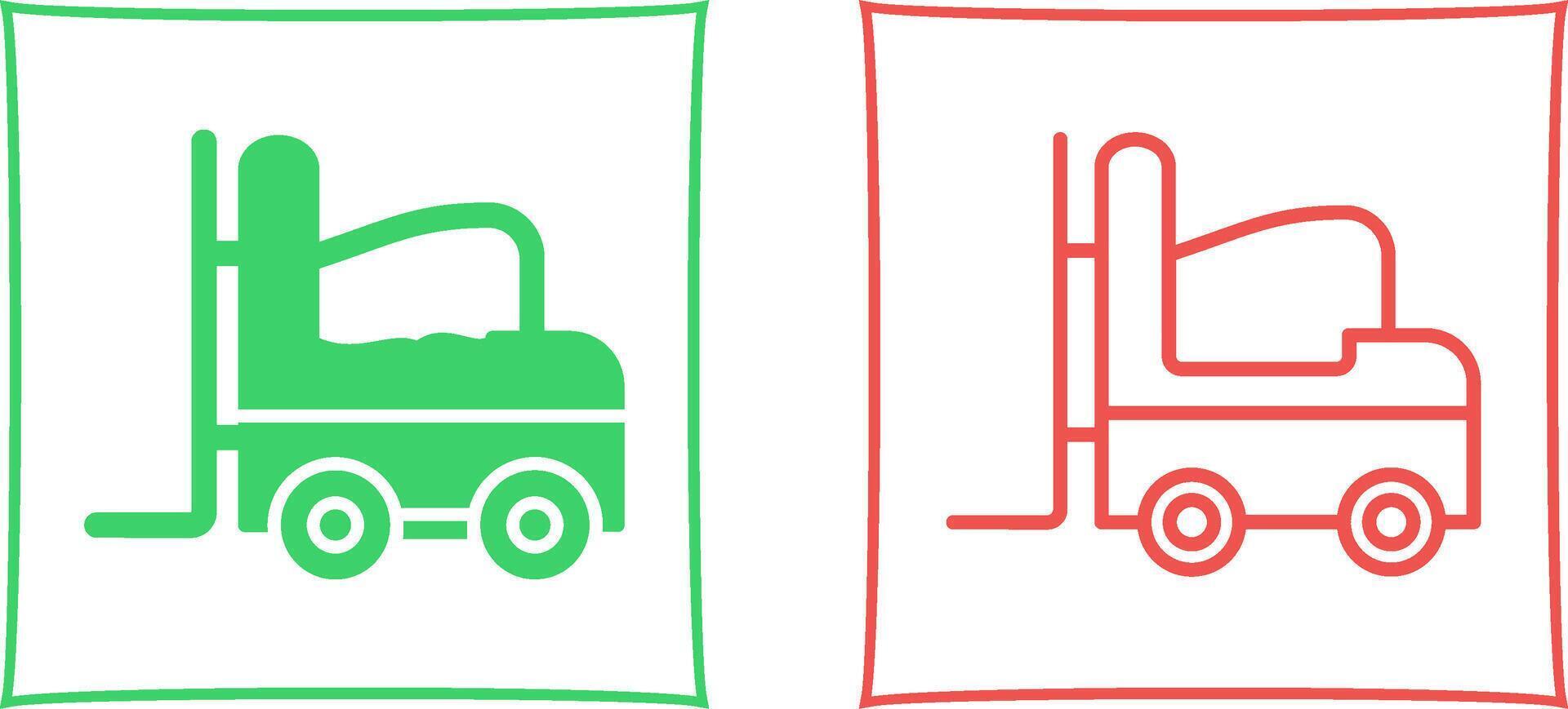 Forklift Vector Icon