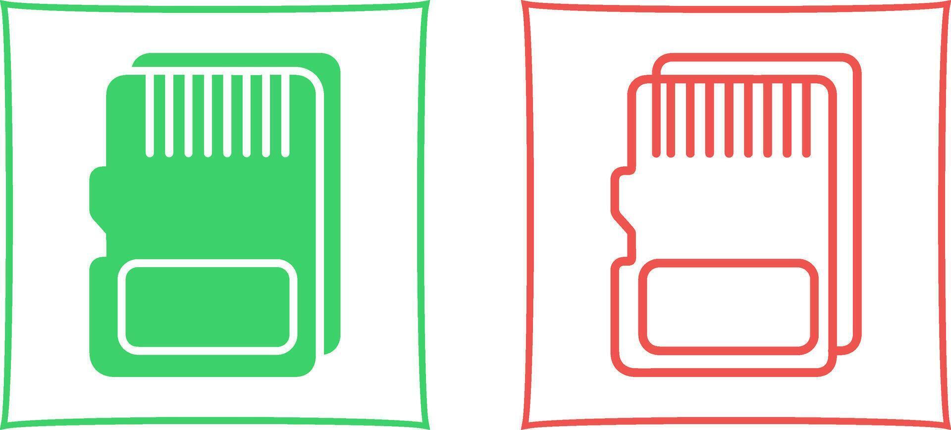 SD Card Vector Icon