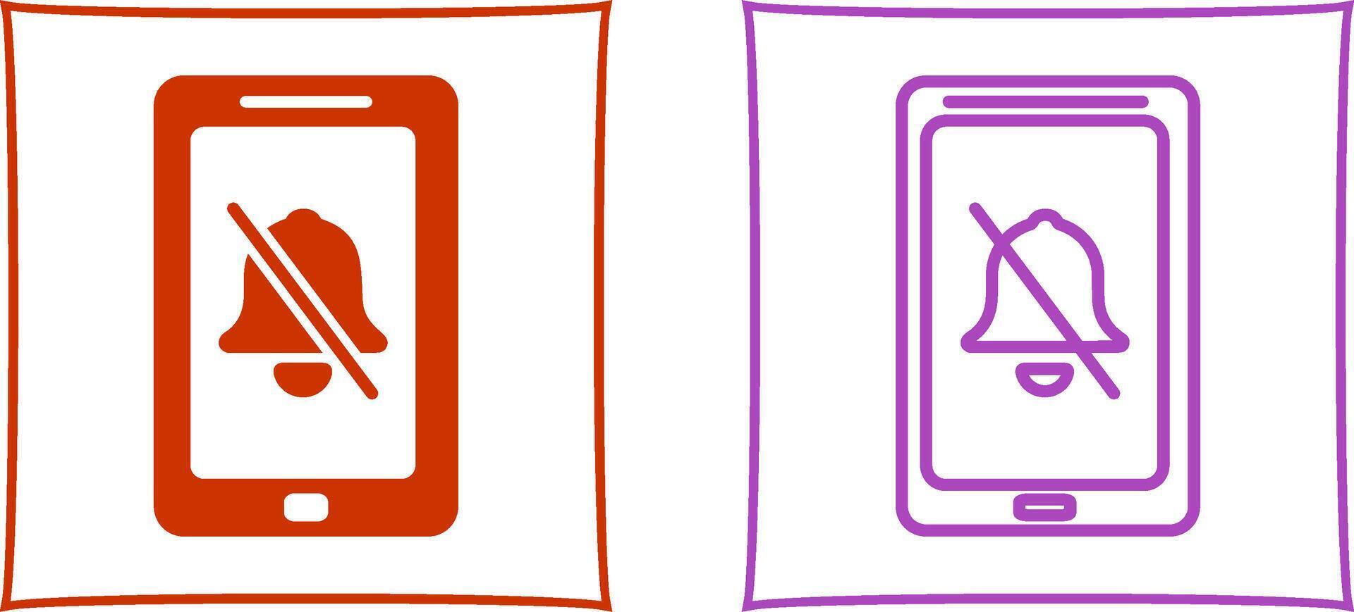 Notification Mute Vector Icon