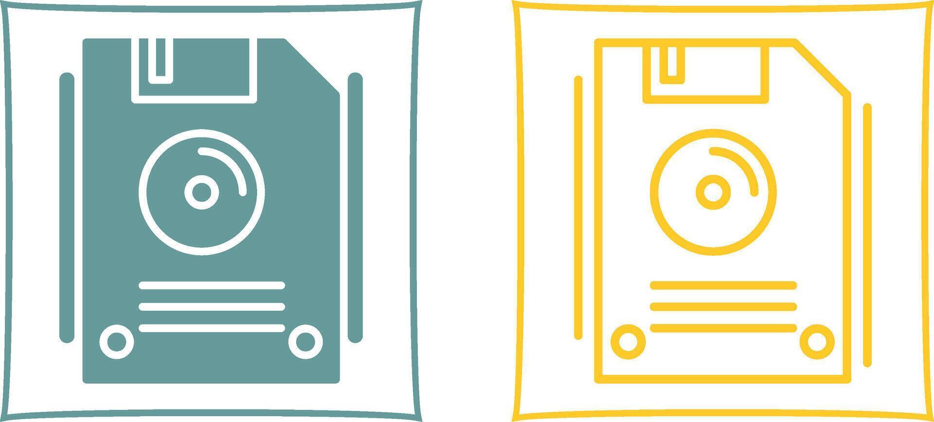 Floppy Disk Vector Icon