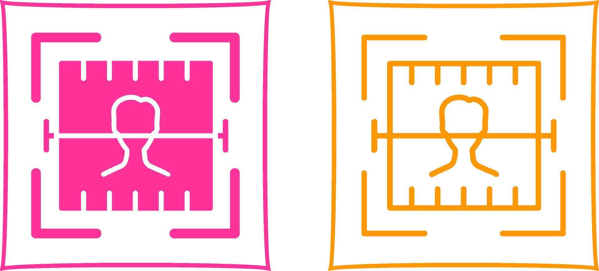 Face Scan Vector Icon