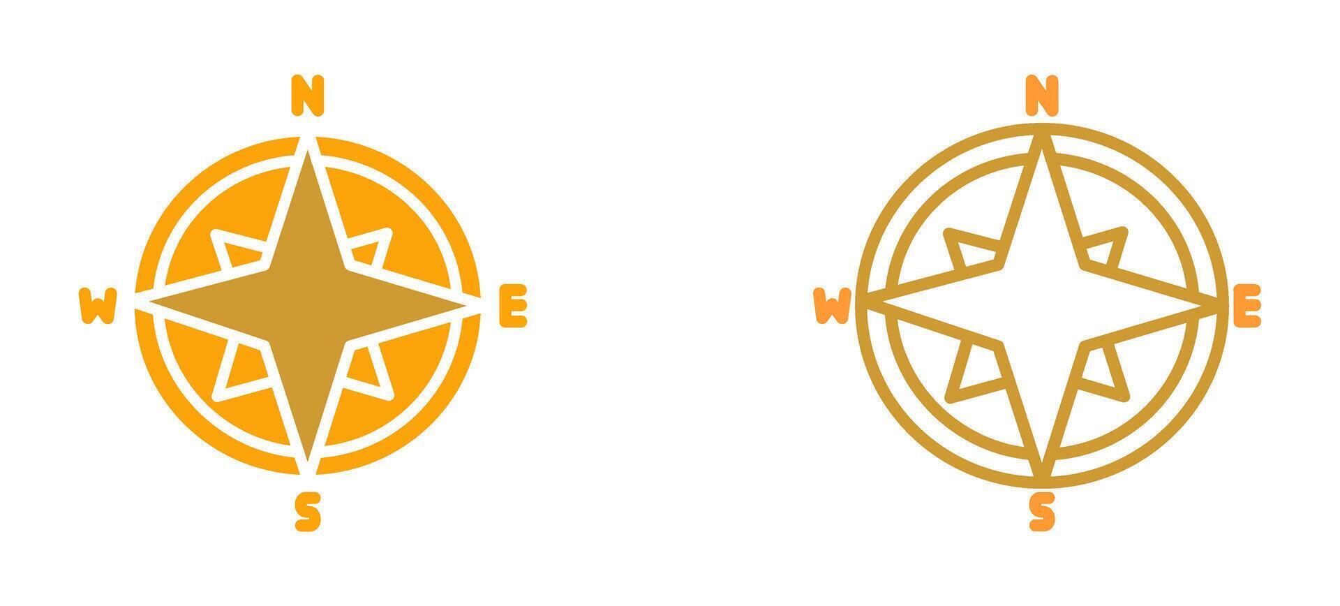 Compass Vector Icon