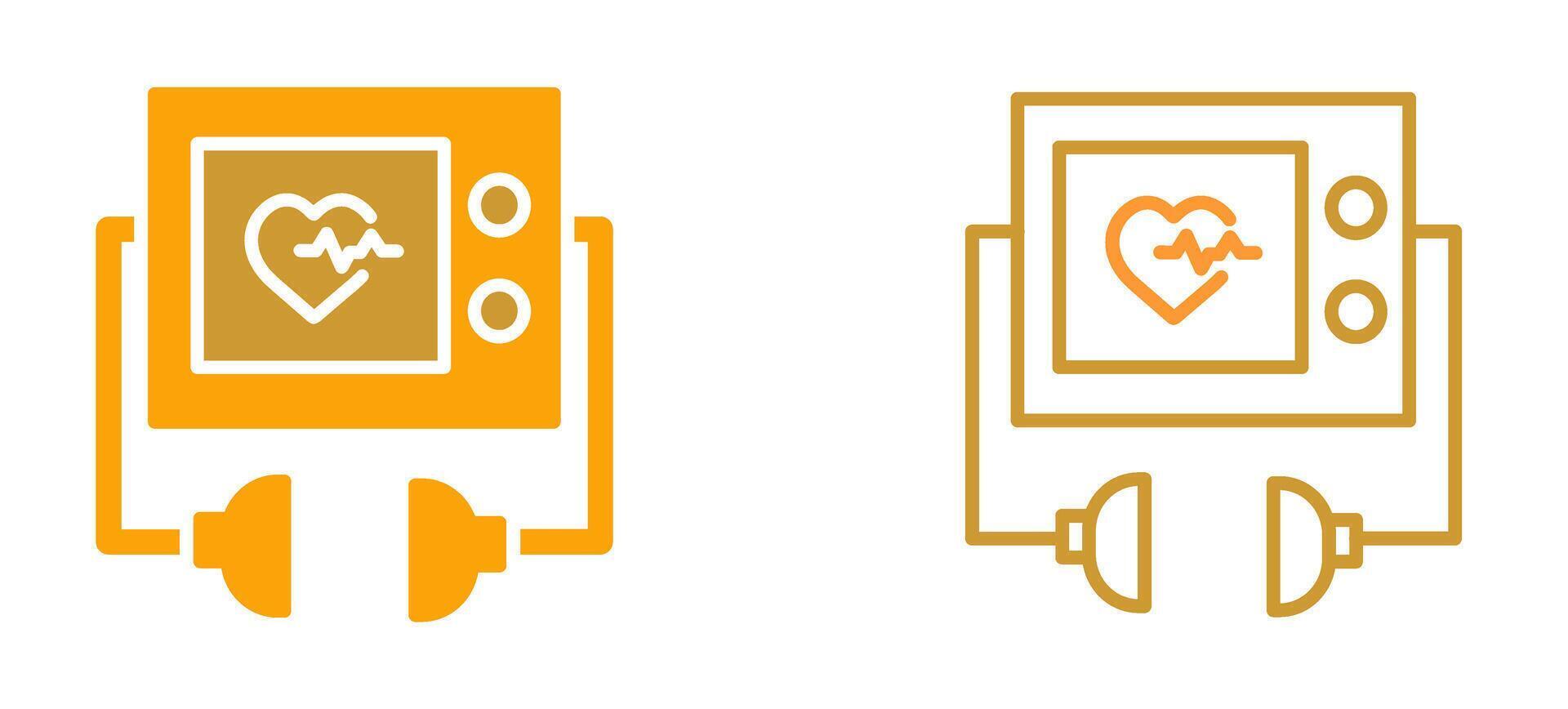 Defibrillator Vector Icon