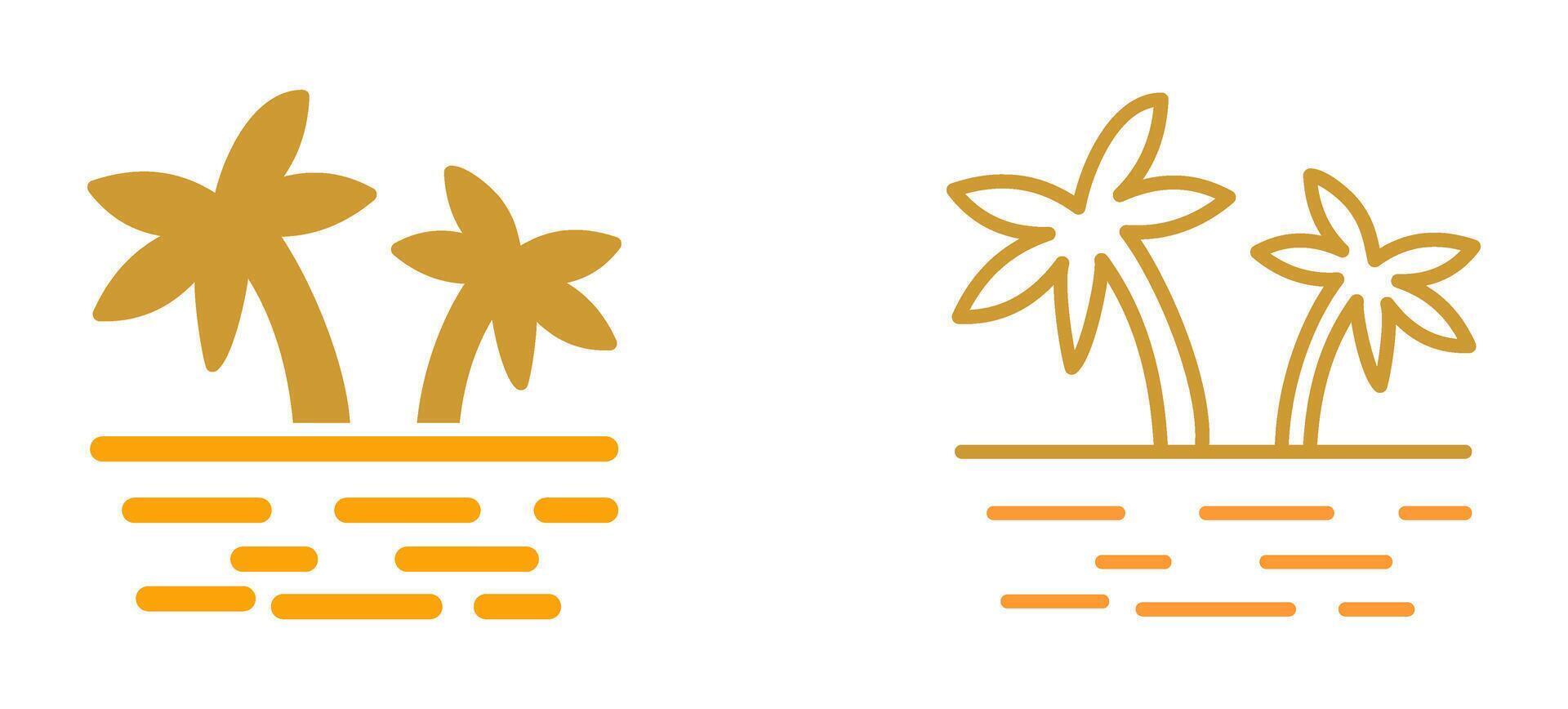 Island Vector Icon