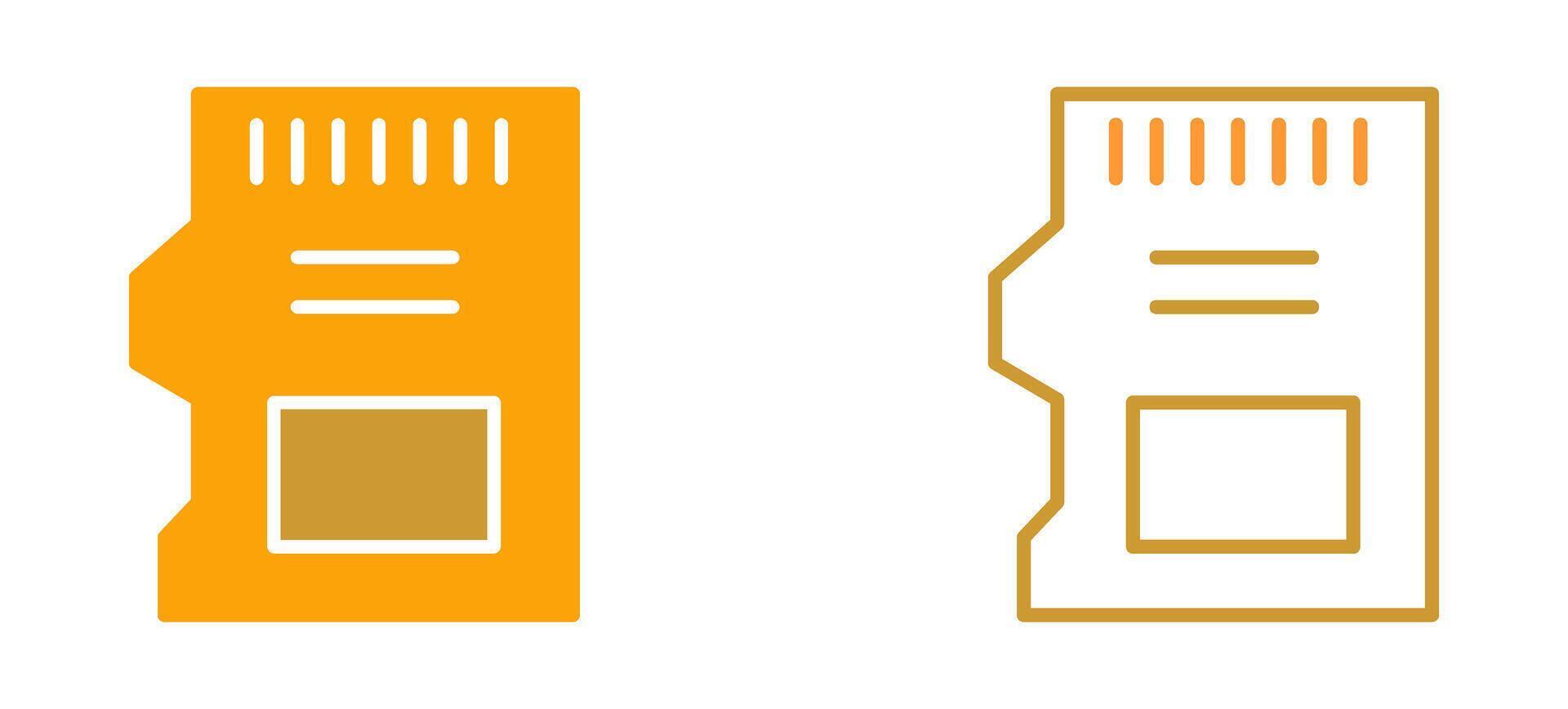 SD Card Vector Icon