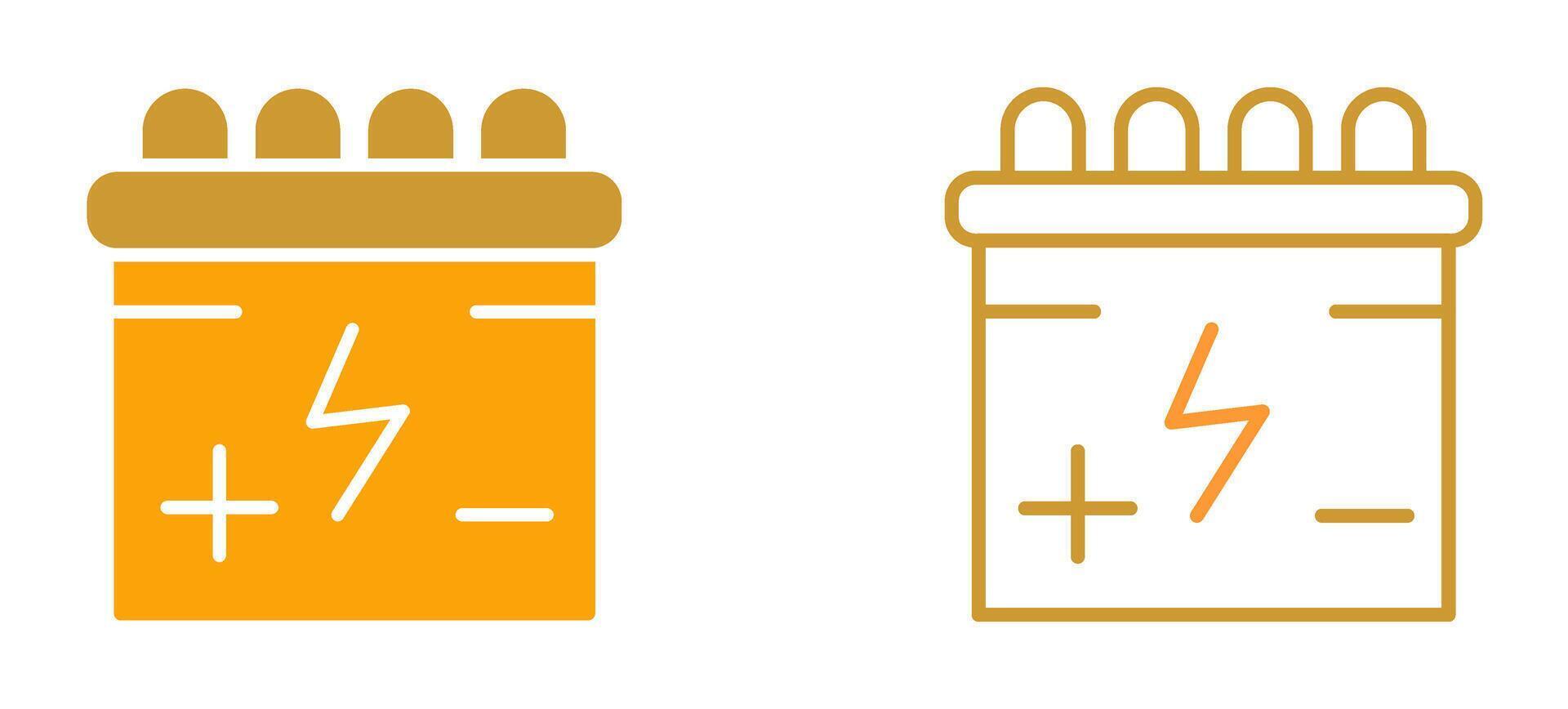 Batteries Vector Icon