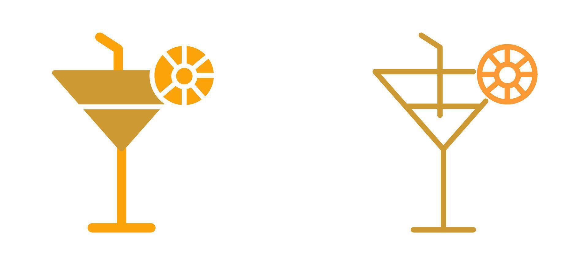 Cocktail Drink Vector Icon