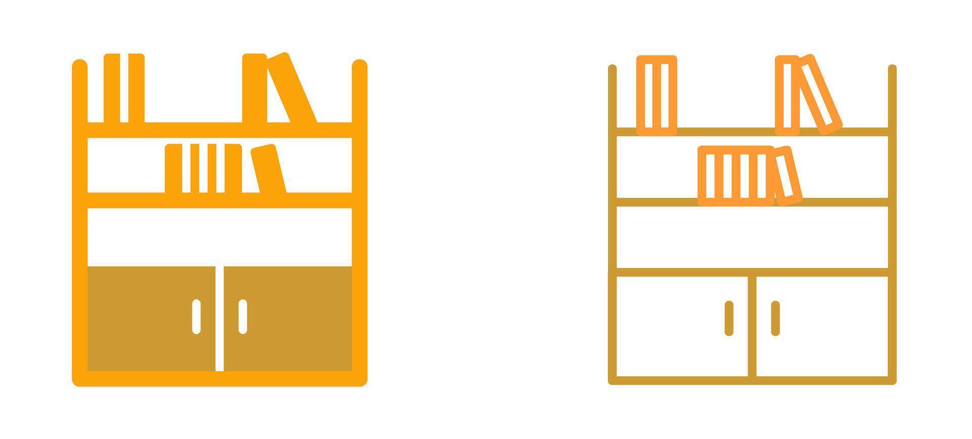 Book Shelf Vector Icon