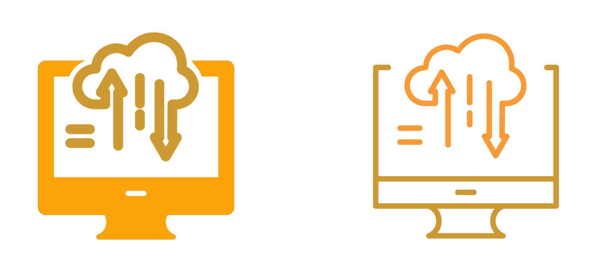 Data Transfer Vector Icon