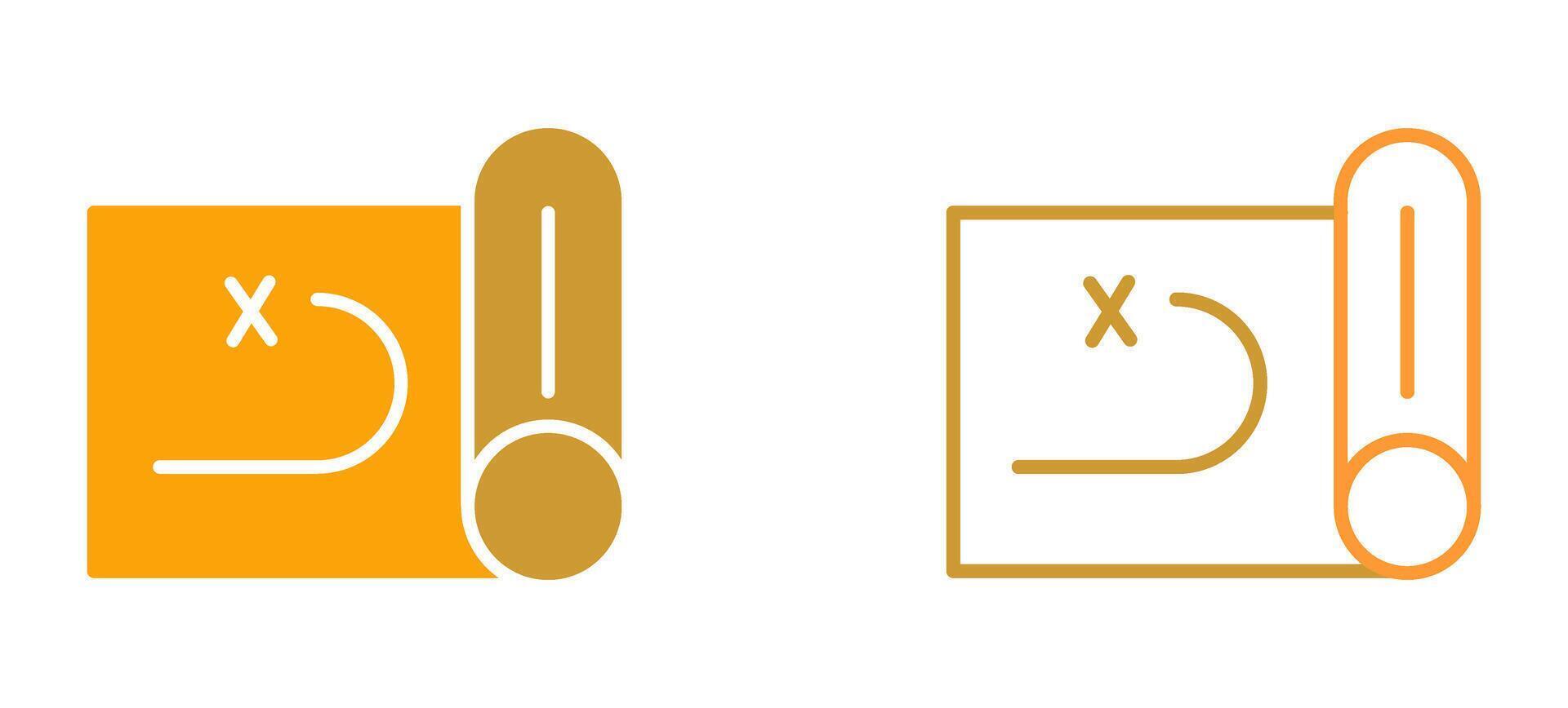 Treasure Map Vector Icon