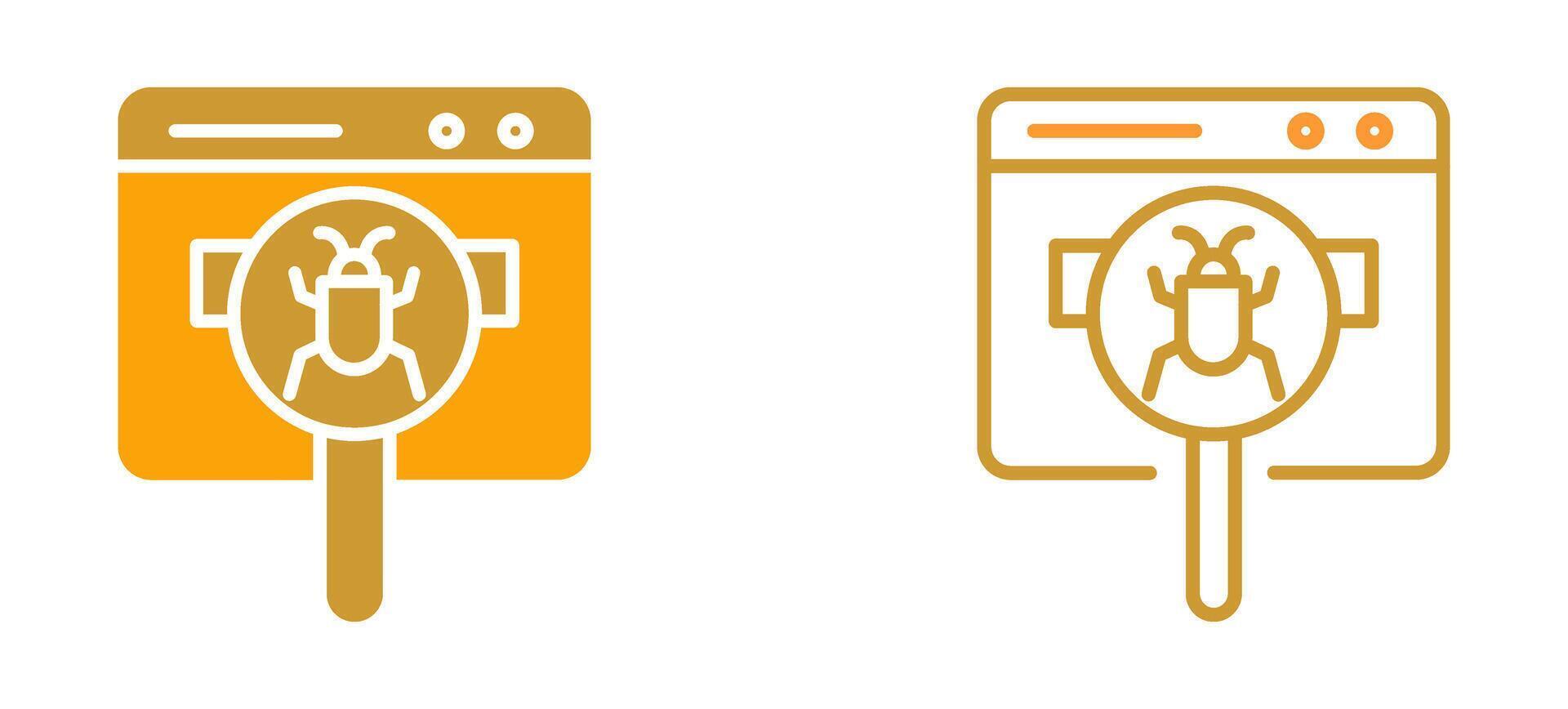 Web Bug Vector Icon