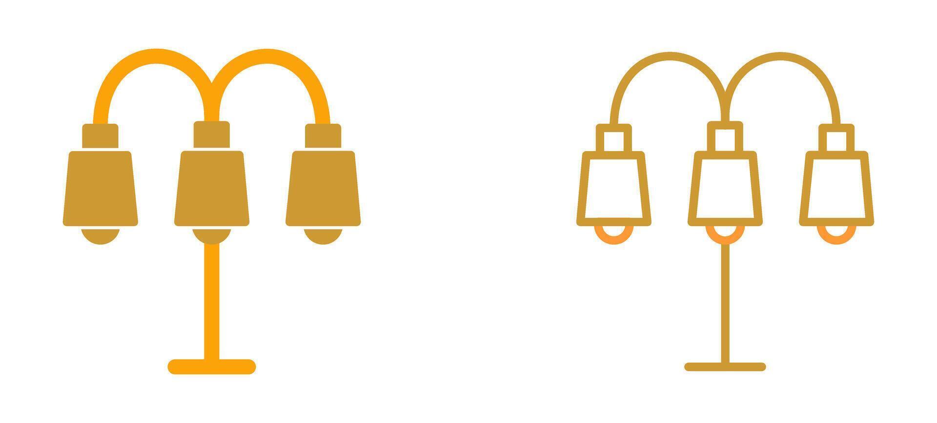 Lamp with stand Vector Icon