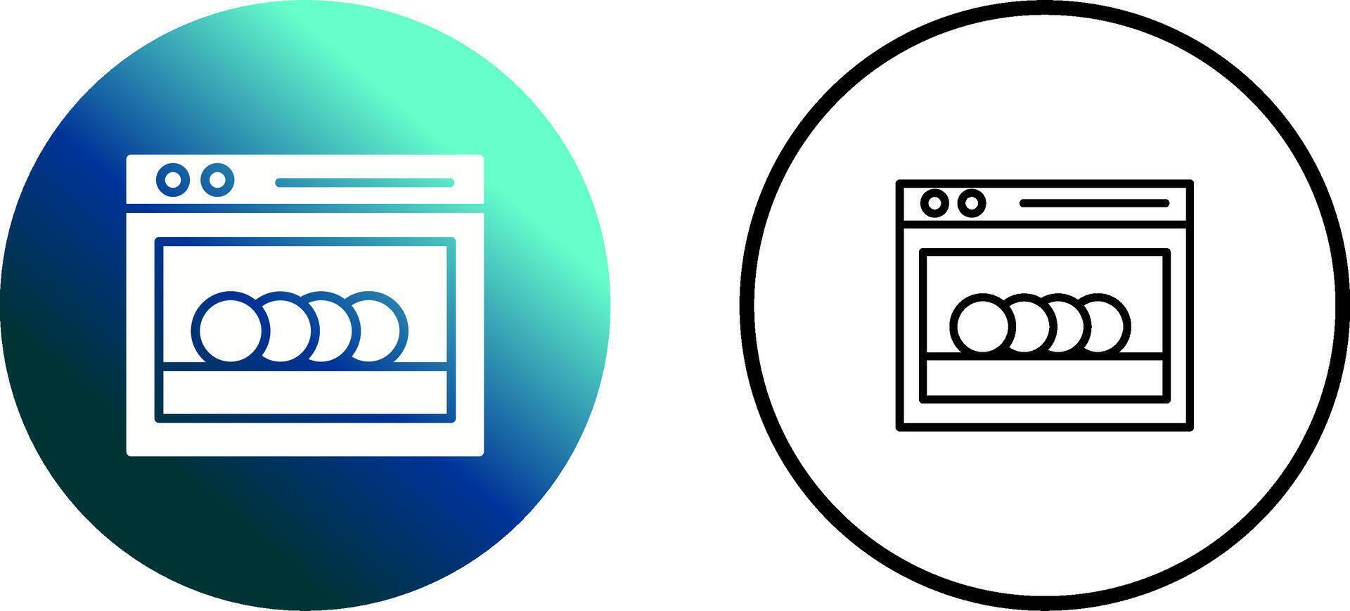Dishwasher Vector Icon