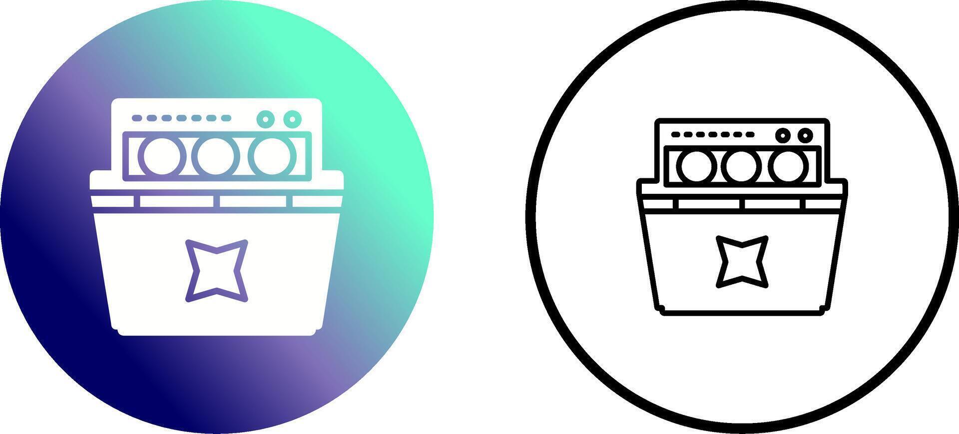 Dishwasher Vector Icon