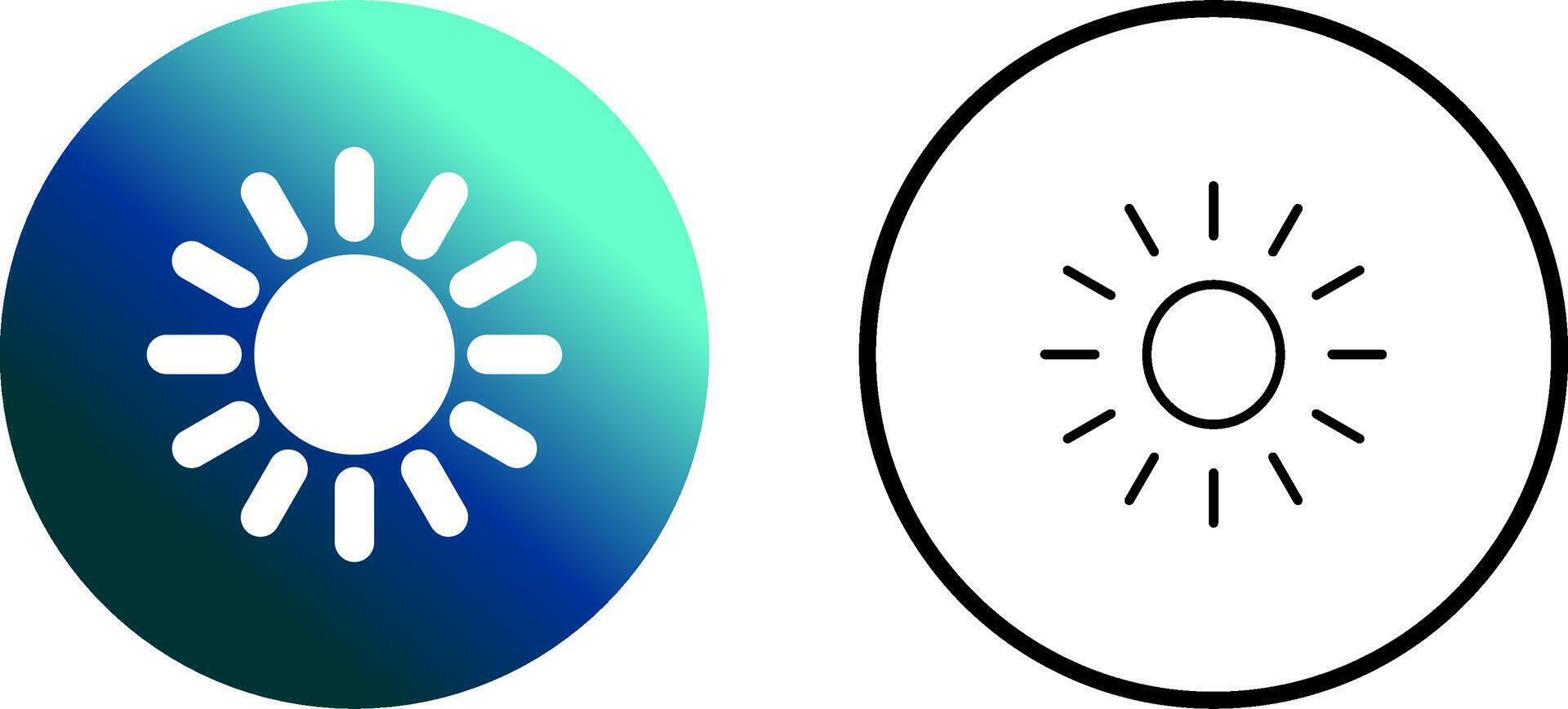 Sun Vector Icon