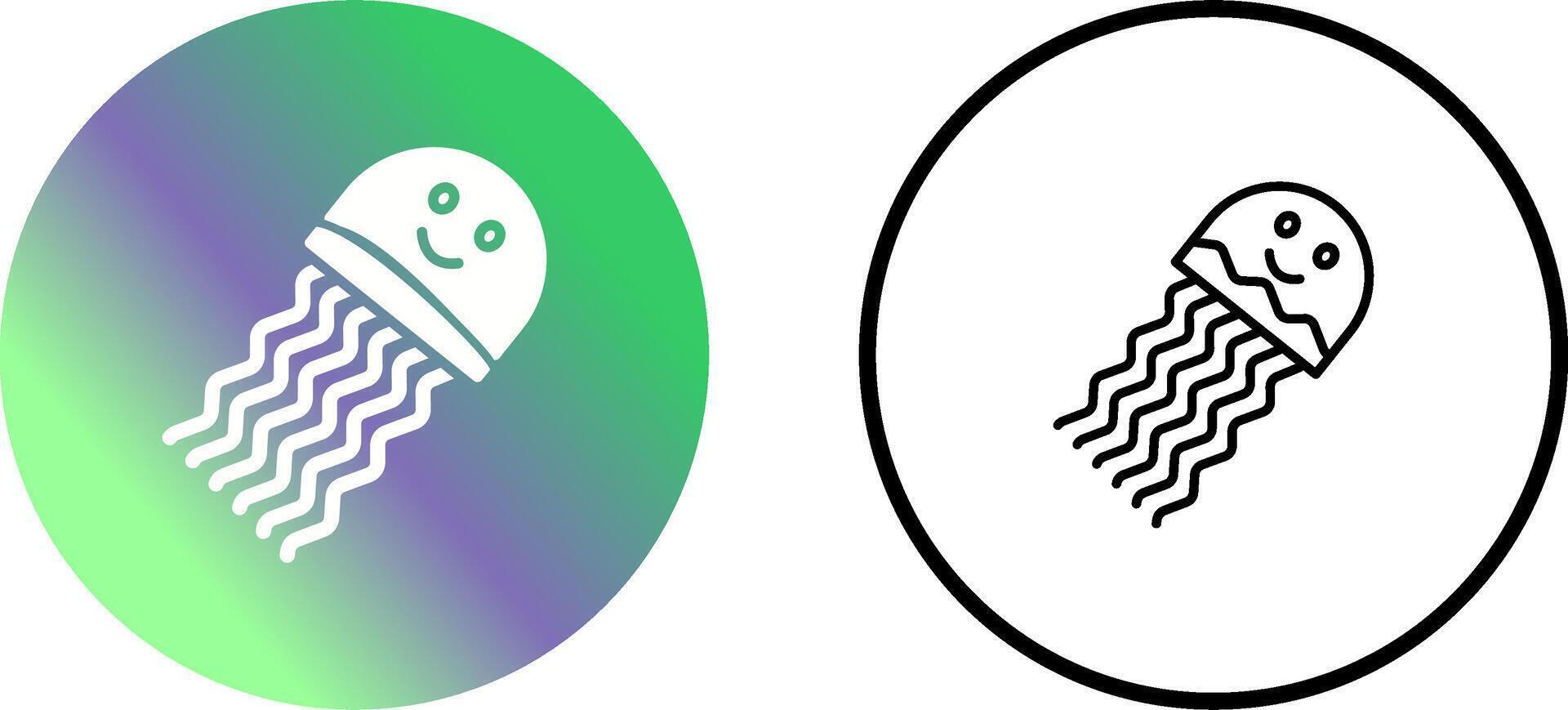 Jellyfish Vector Icon