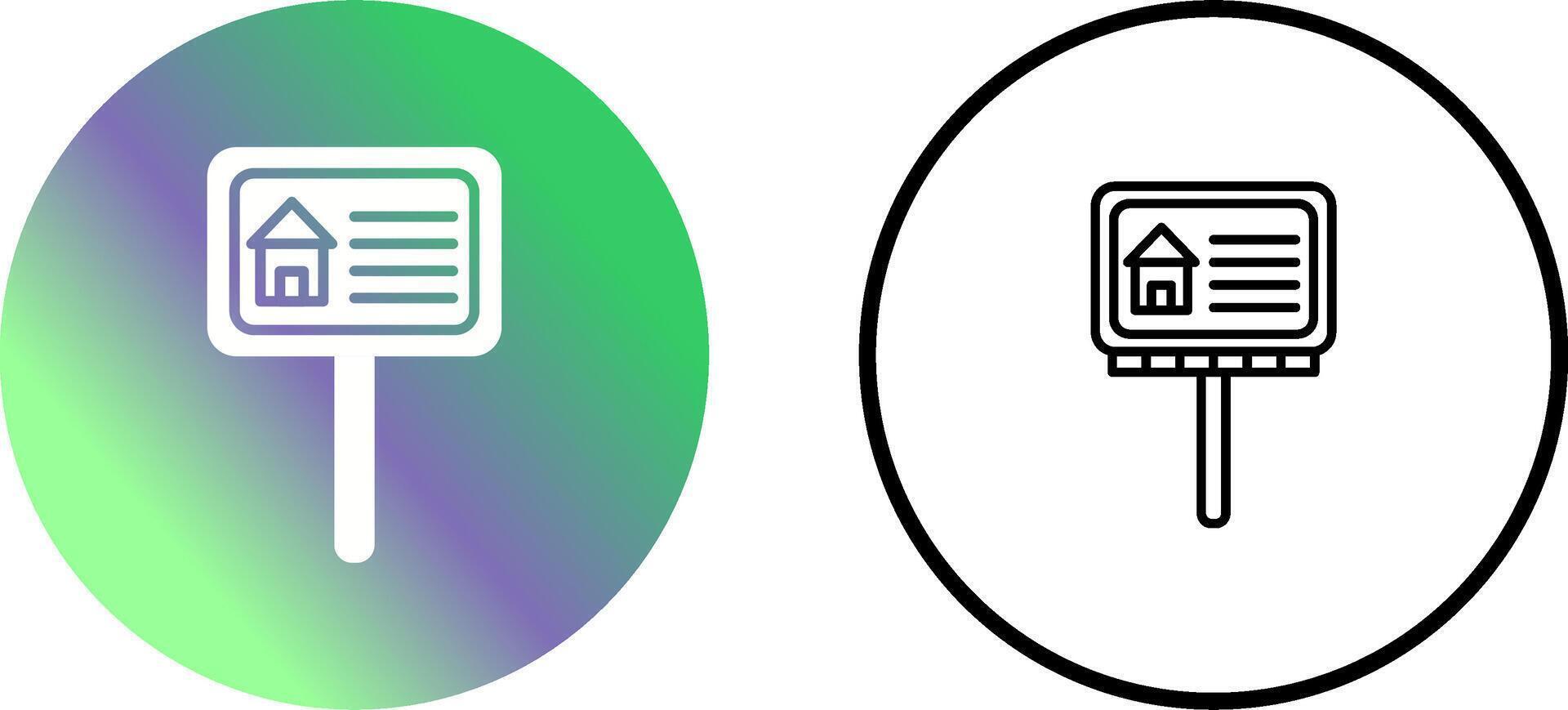Billboard Vector Icon