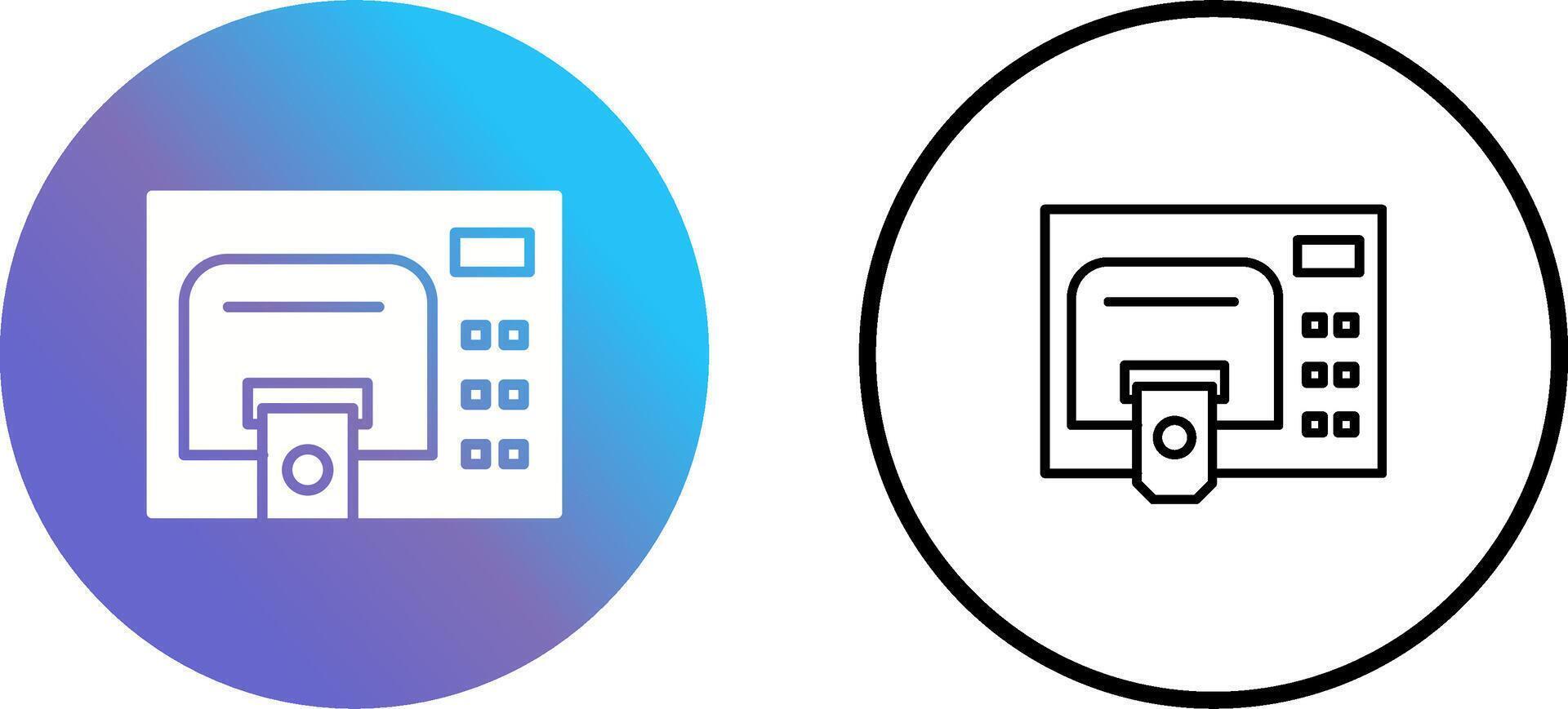 ATM Service Vector Icon