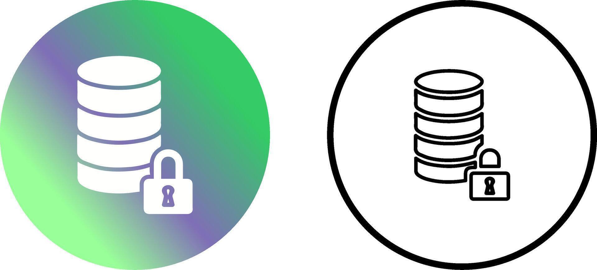 Encrypted Data Vector Icon