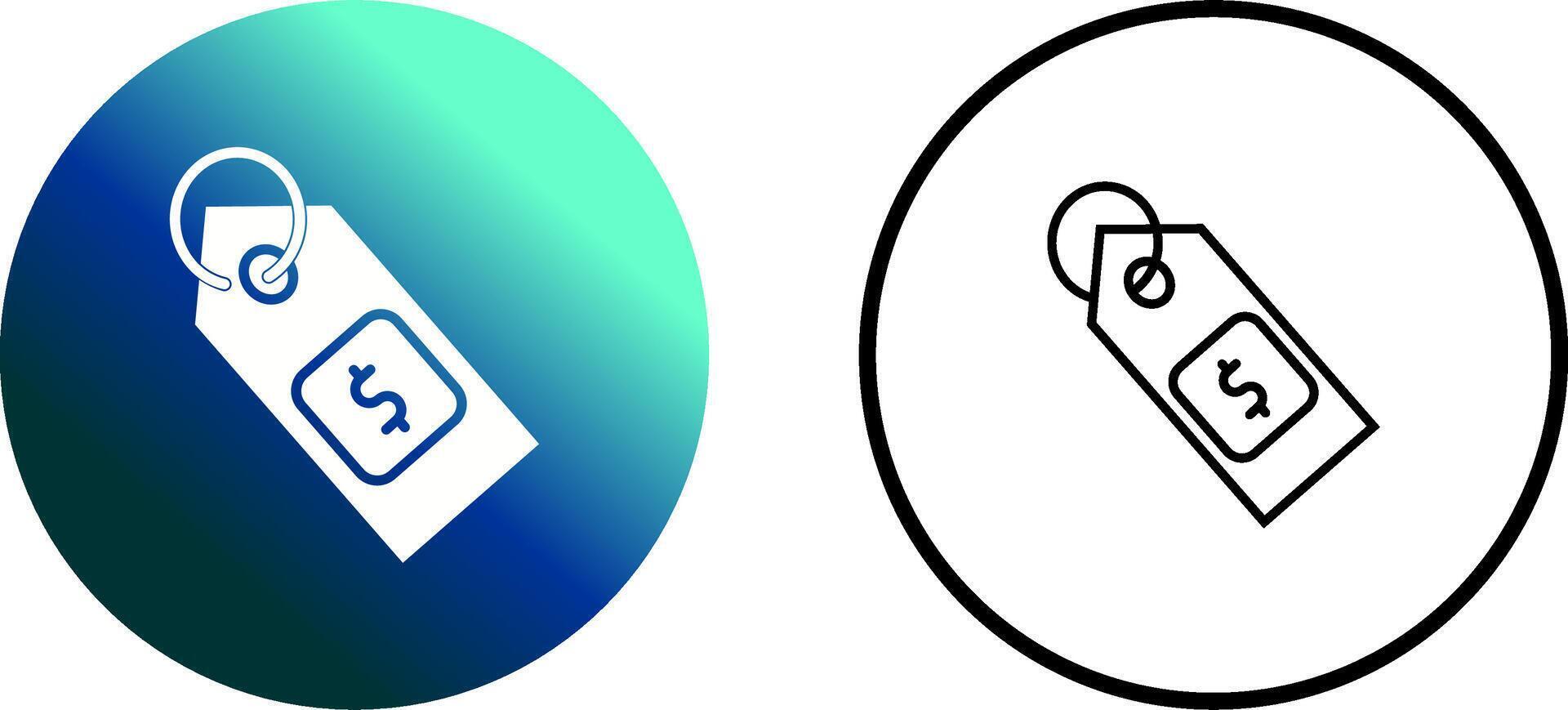Dollar Tag Vector Icon