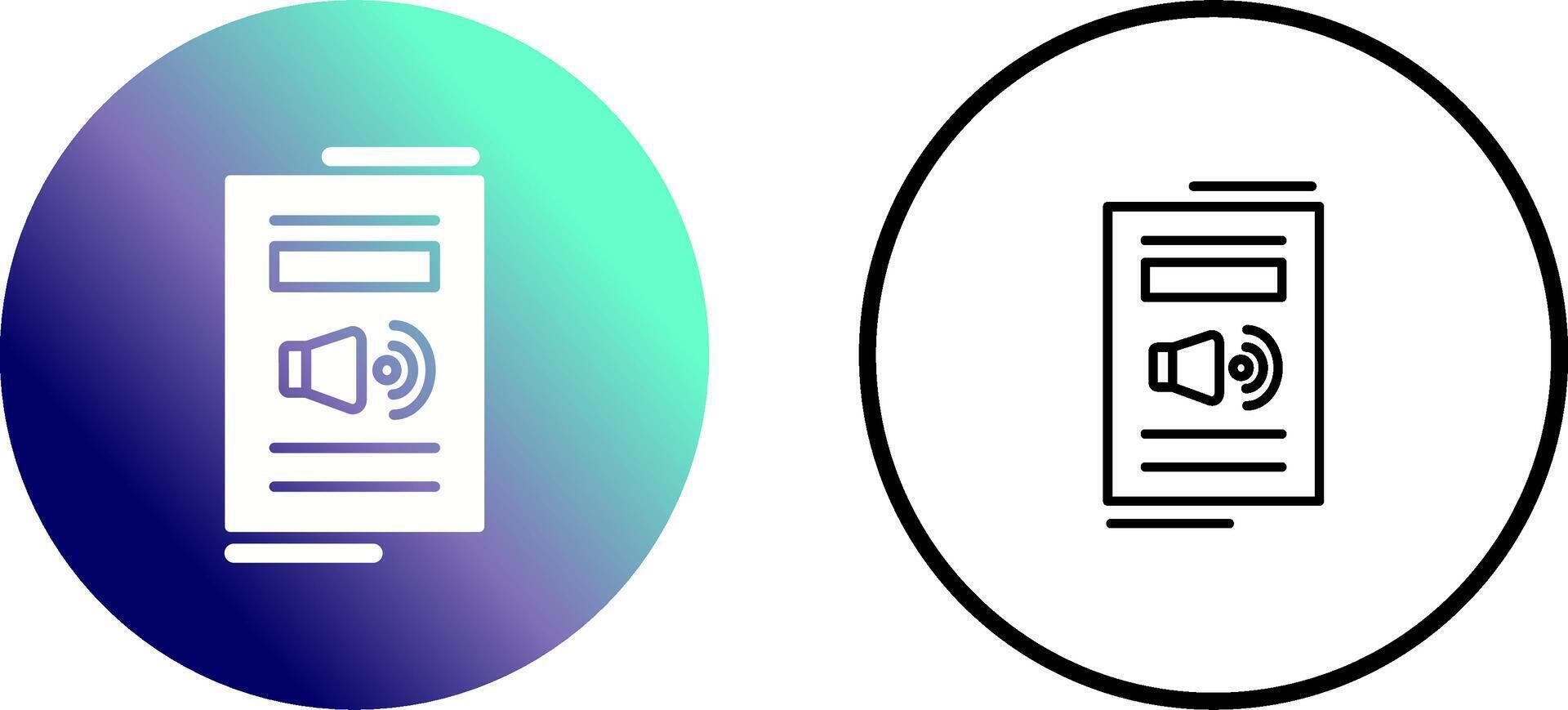 Speaker Vector Icon
