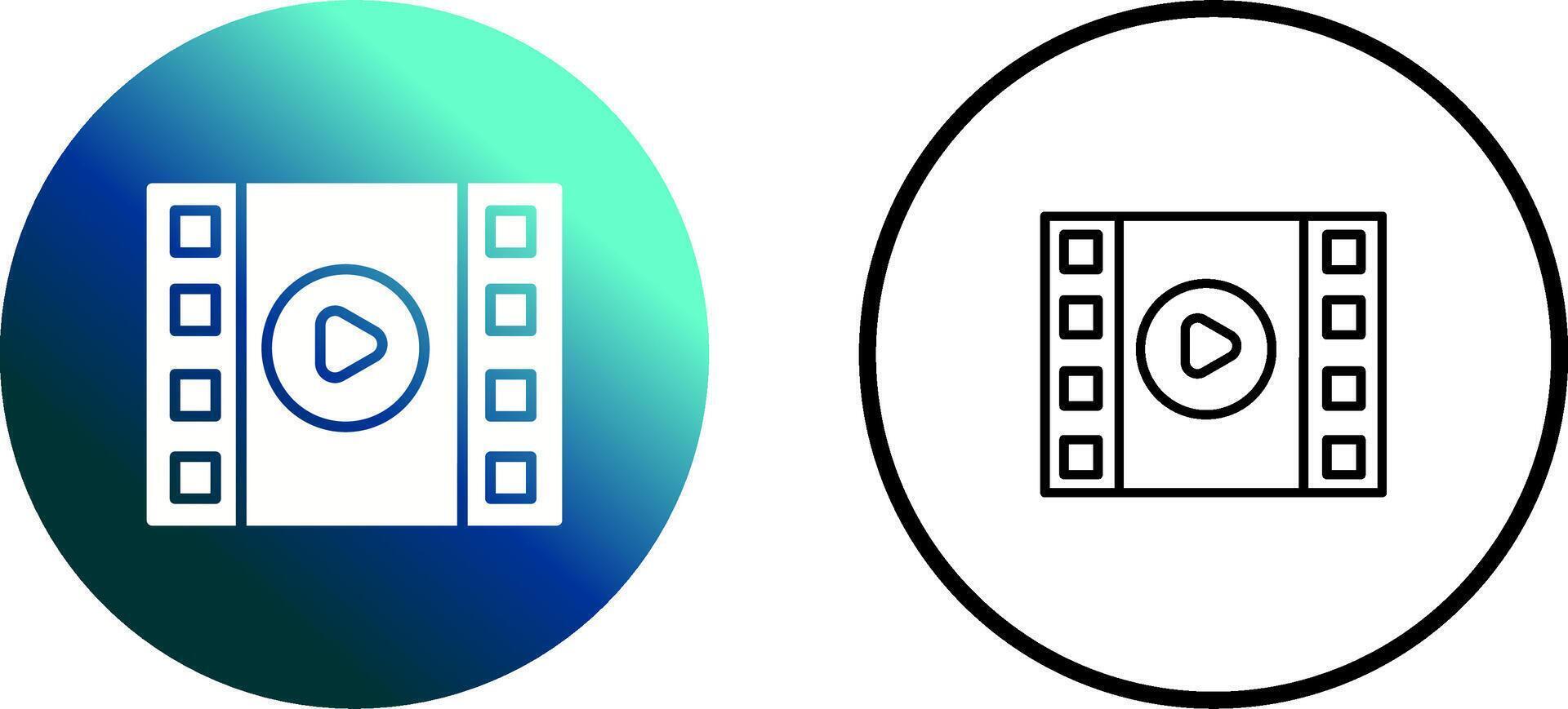 Video Play Vector Icon