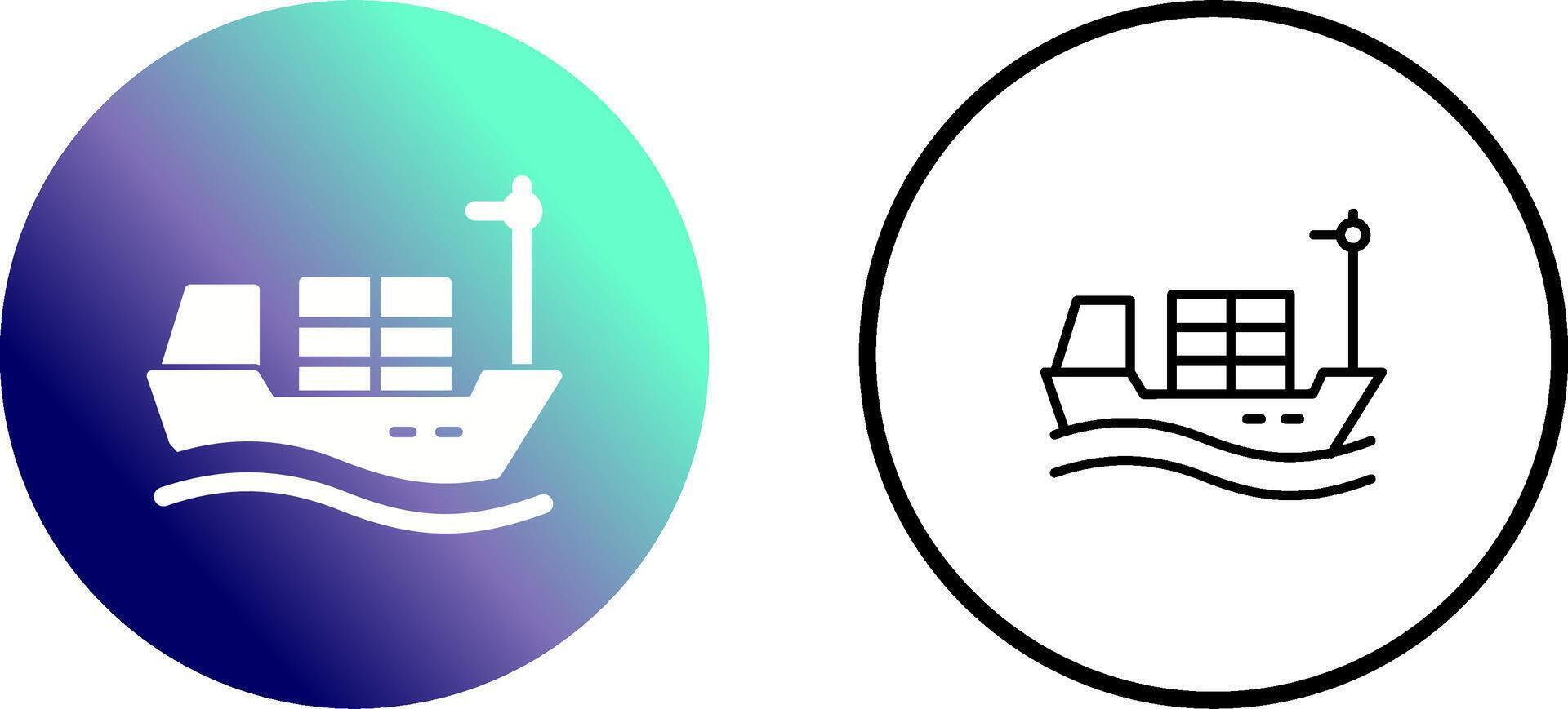 Cargo Ship I Vector Icon