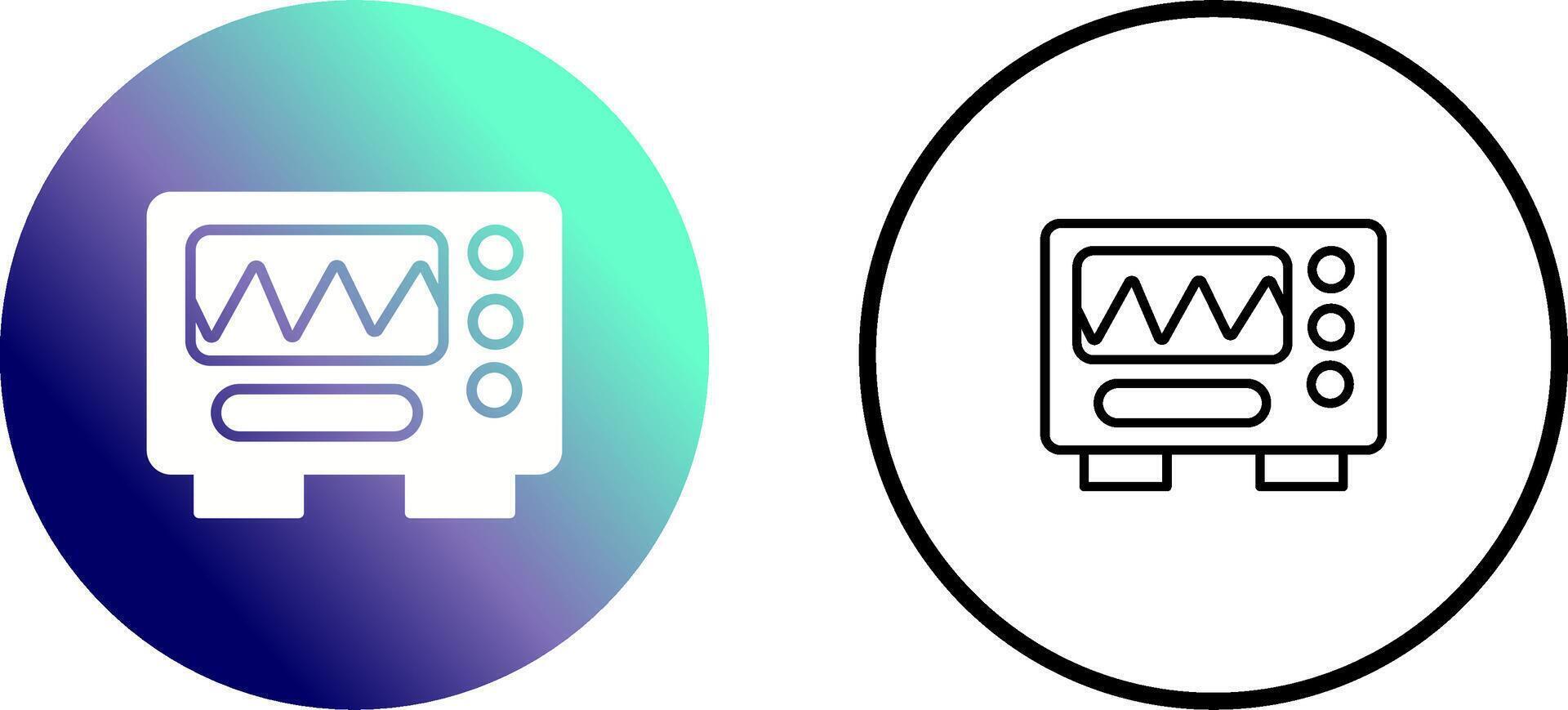 Oscilloscope Vector Icon
