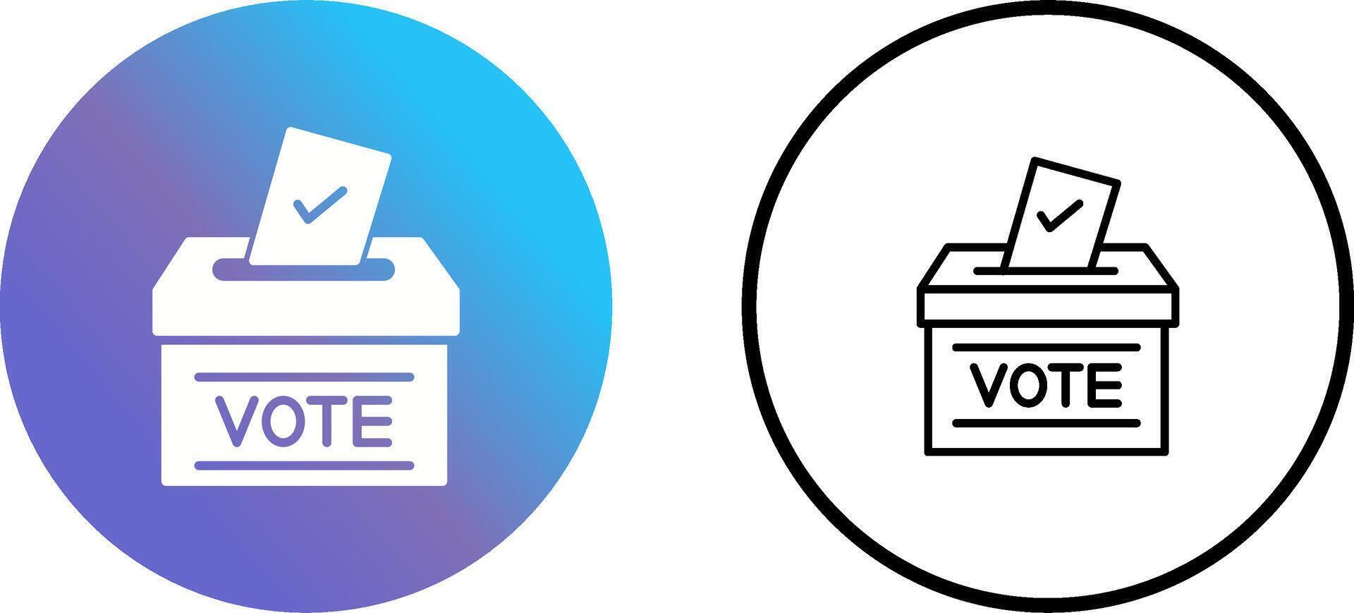 Ballot Vector Icon