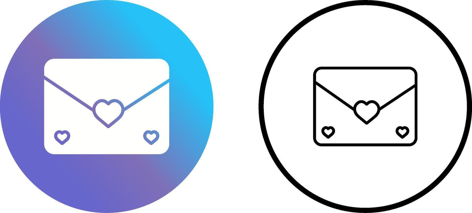 Wedding Envelope Vector Icon
