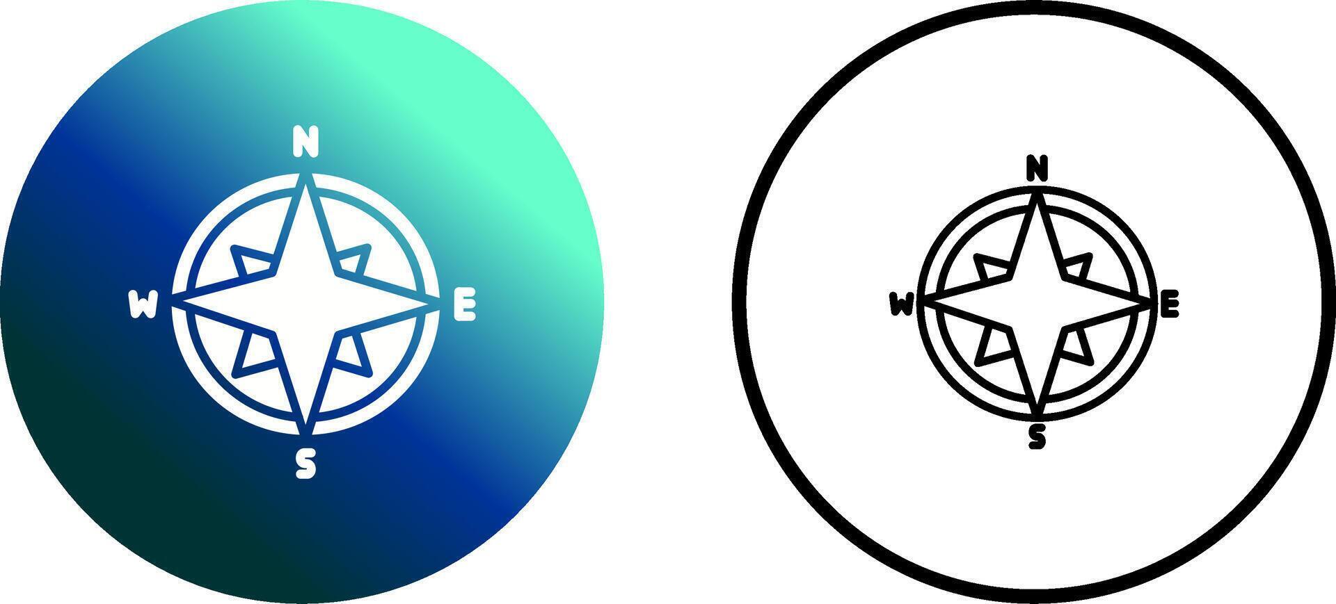 Compass Vector Icon