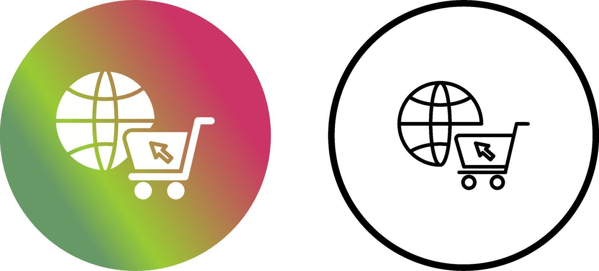 E commerce Online Store Vector Icon