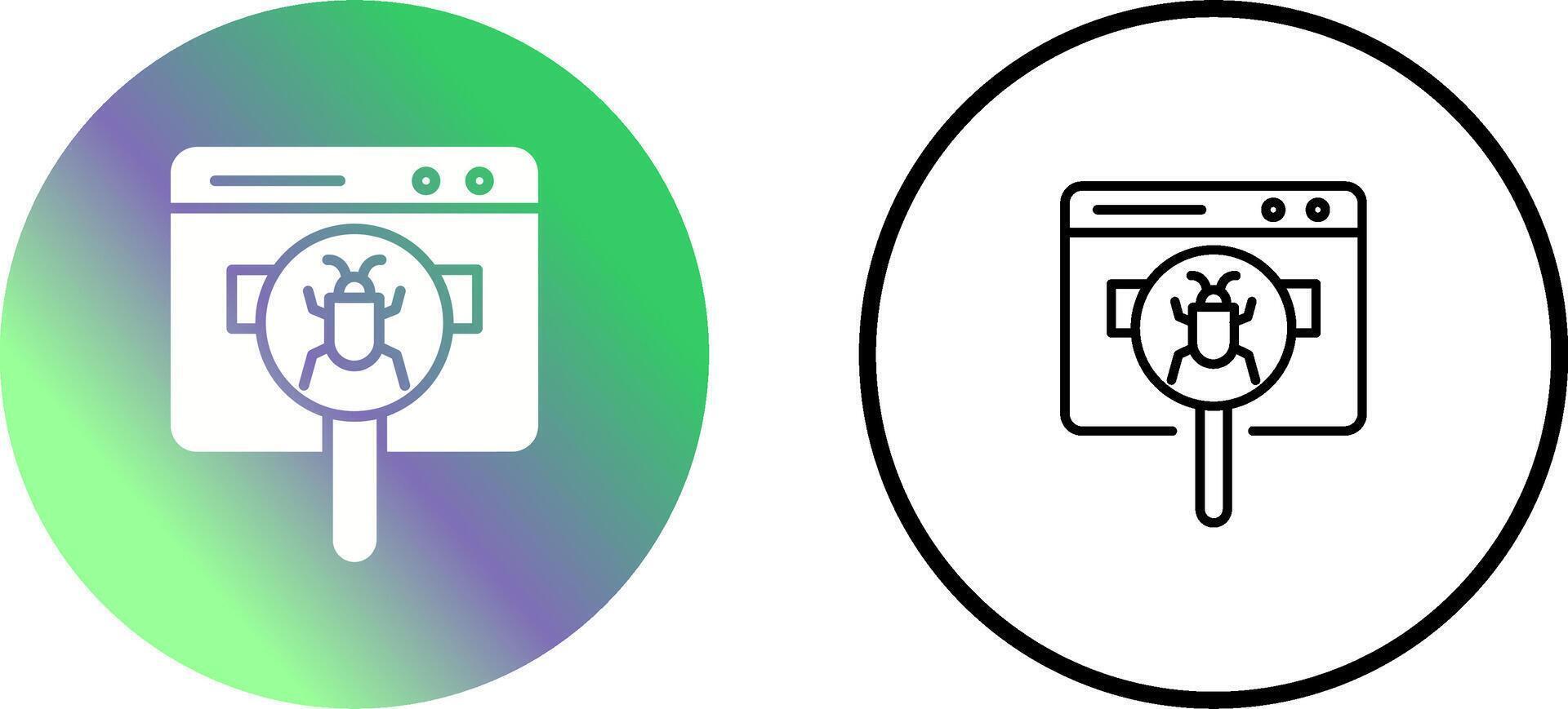 Web Bug Vector Icon