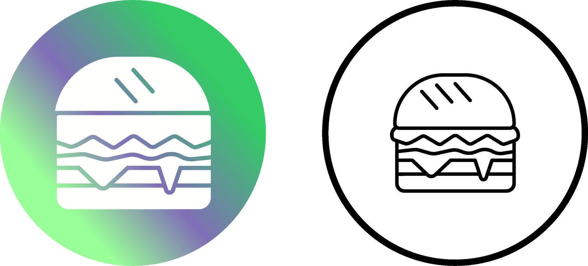 Hamburger Vector Icon