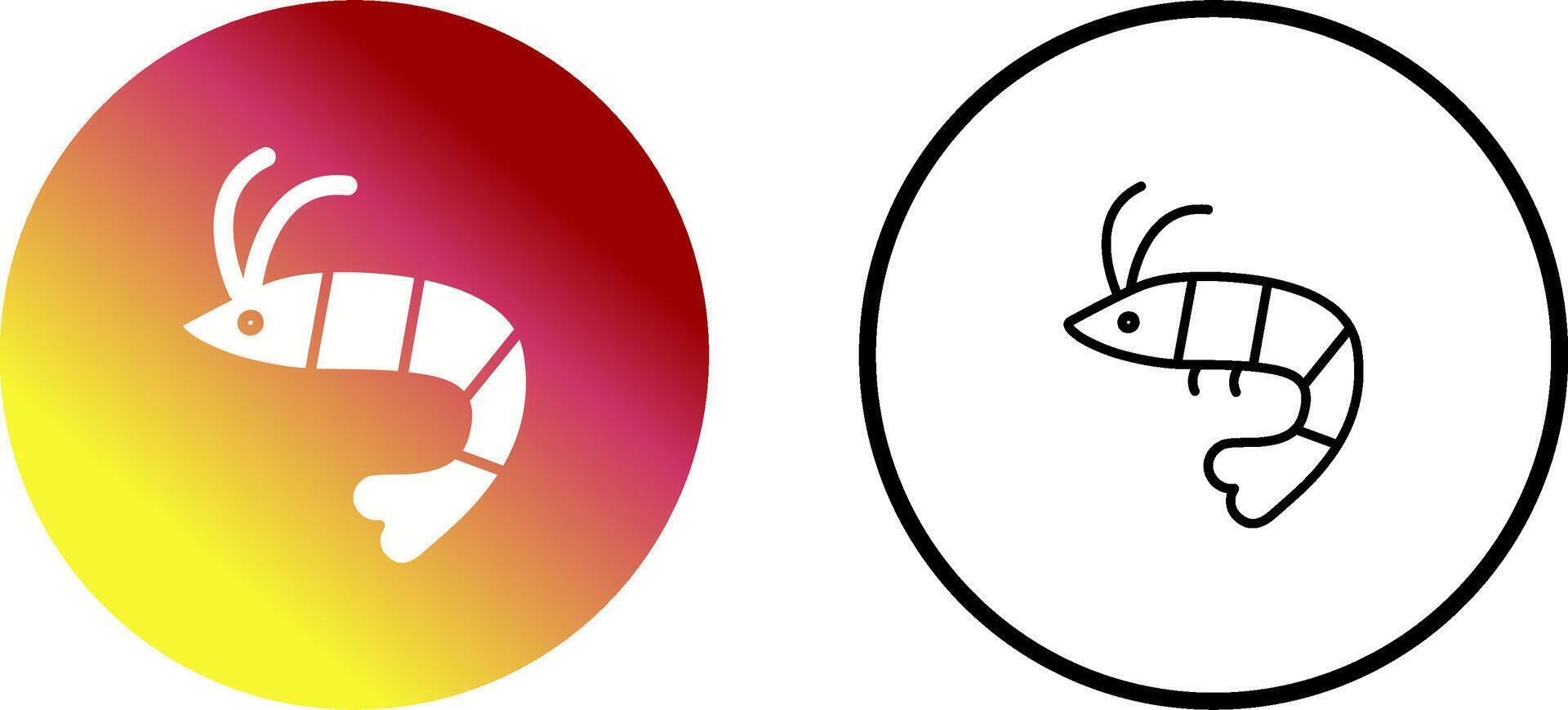 Shrimp Vector Icon