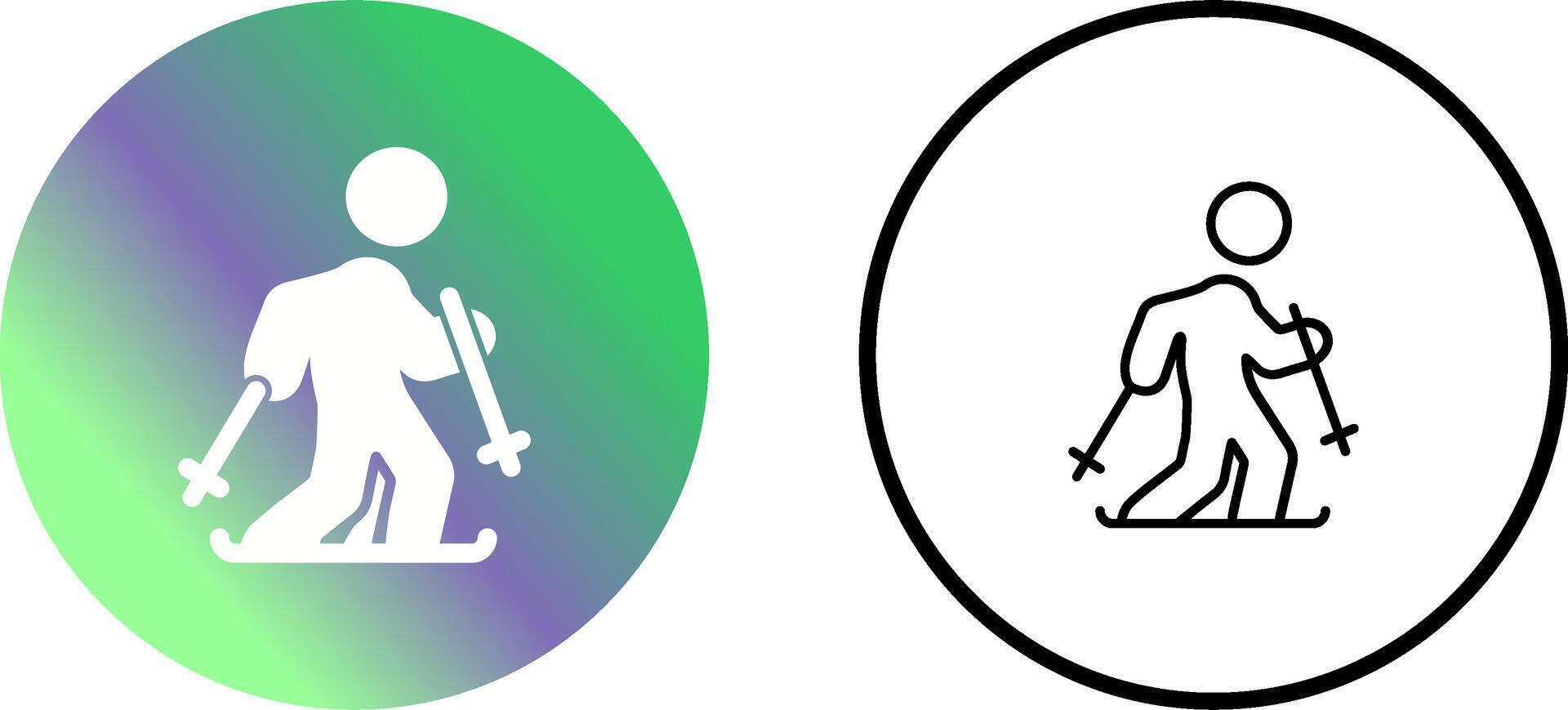 Ski Vector Icon