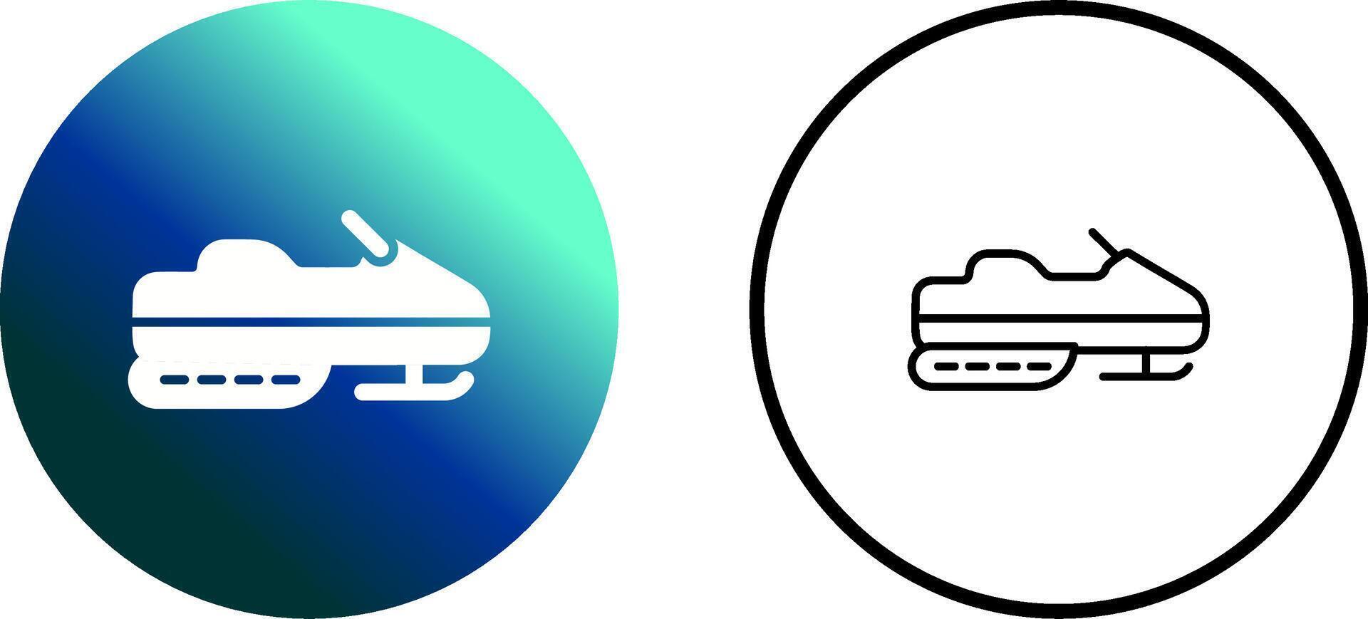 Snowmobile Vector Icon