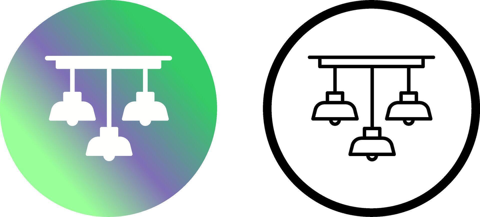 Overhead Light Vector Icon