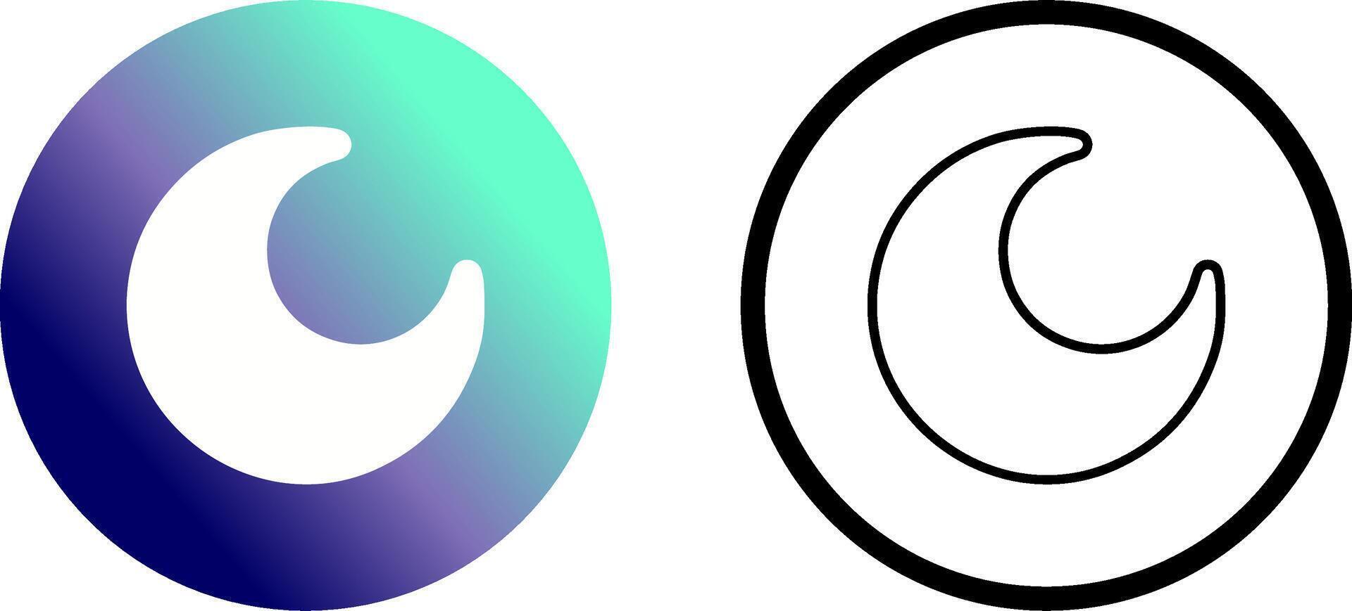 Moon Vector Icon