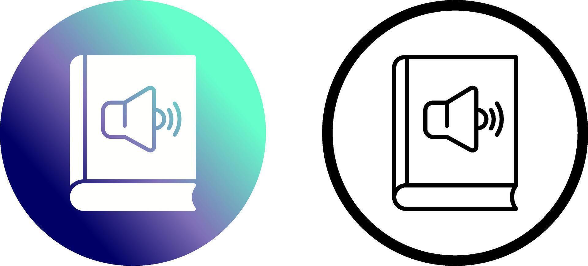 Audio Book Vector Icon