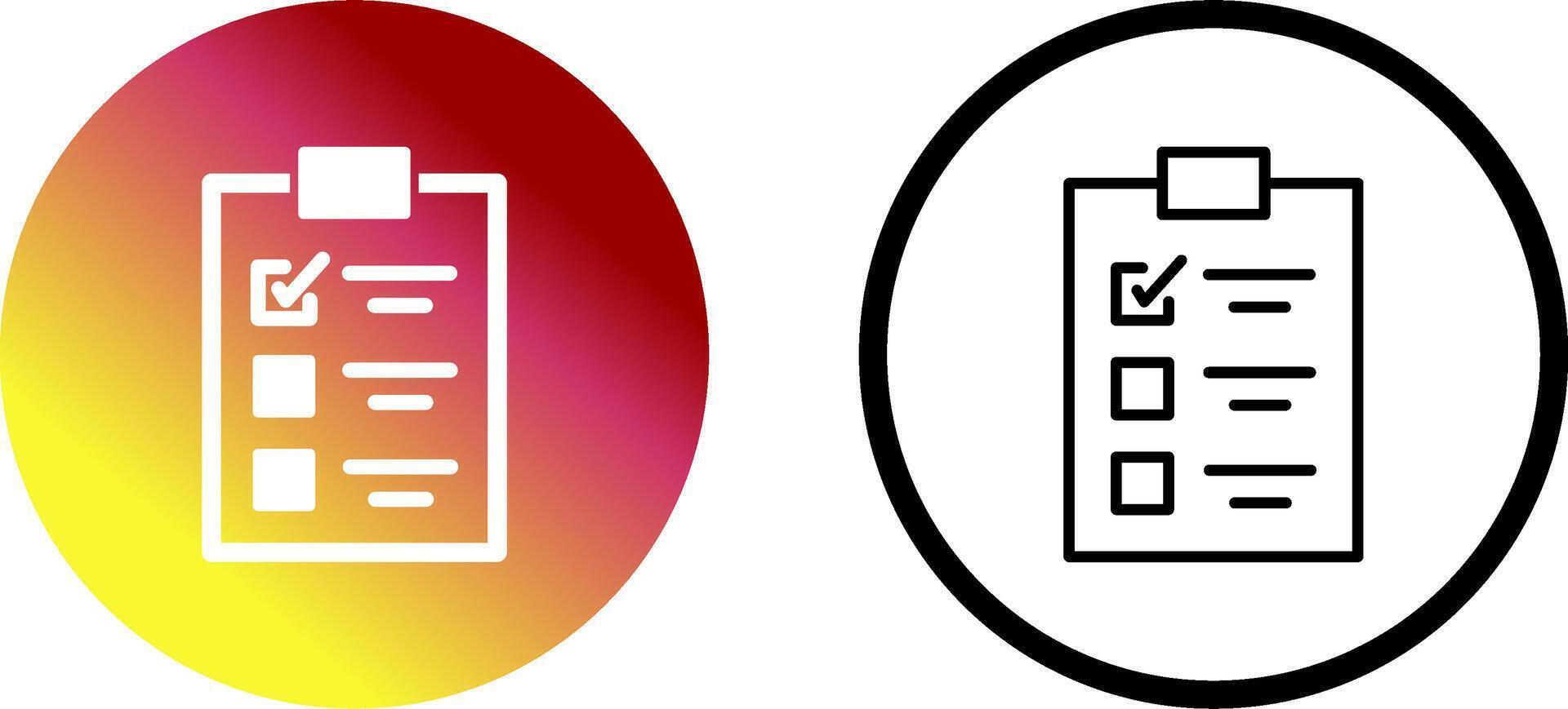 To Do List Vector Icon