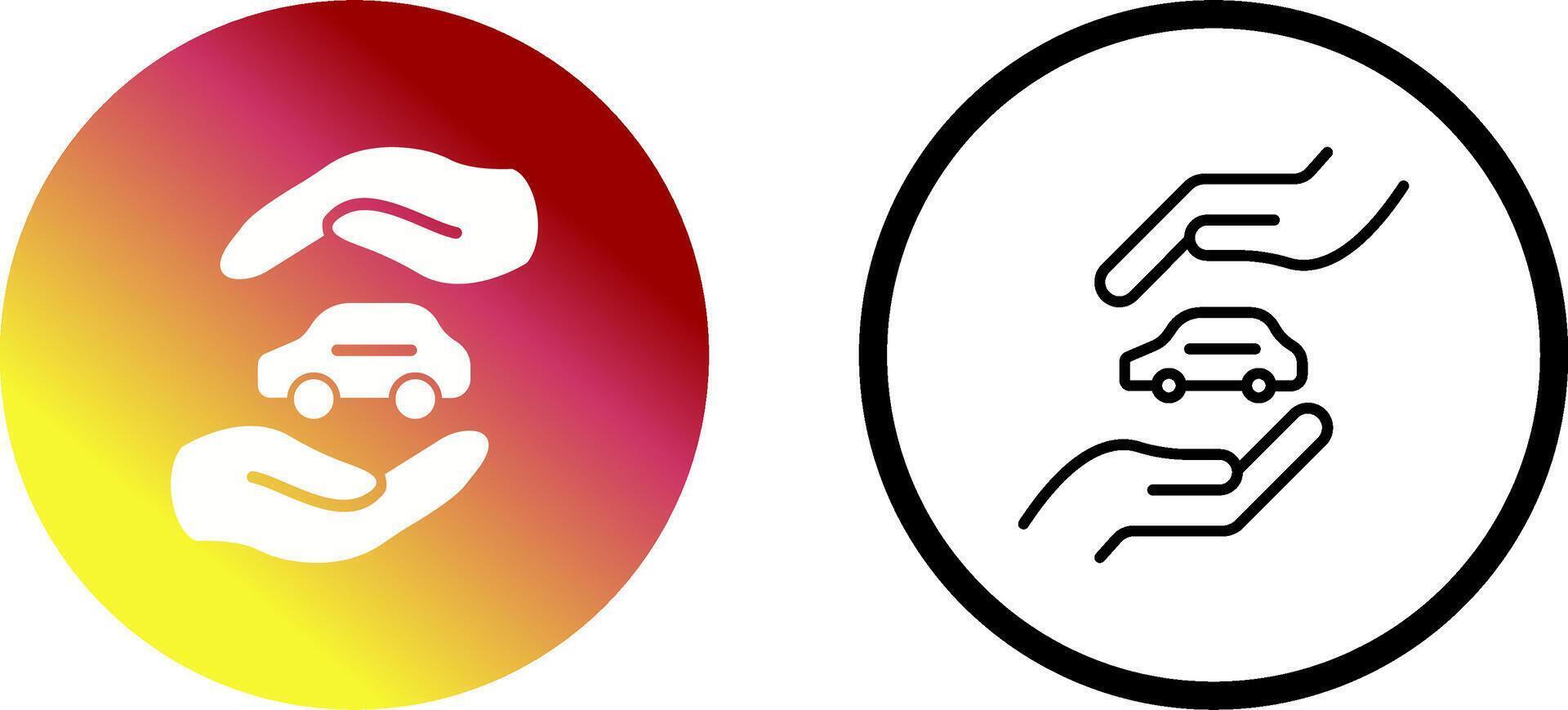 Car Insurance Vector Icon