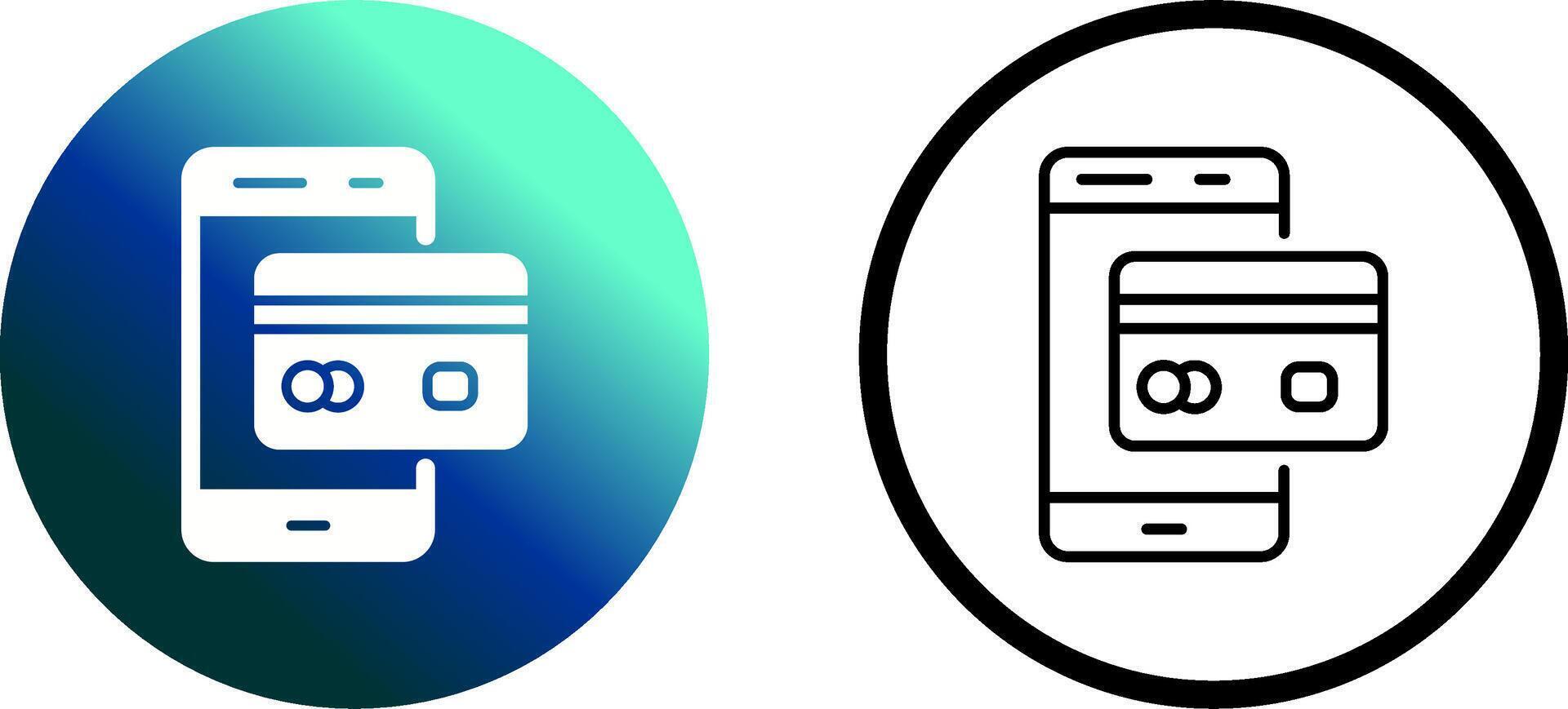Cashless Payment Vector Icon
