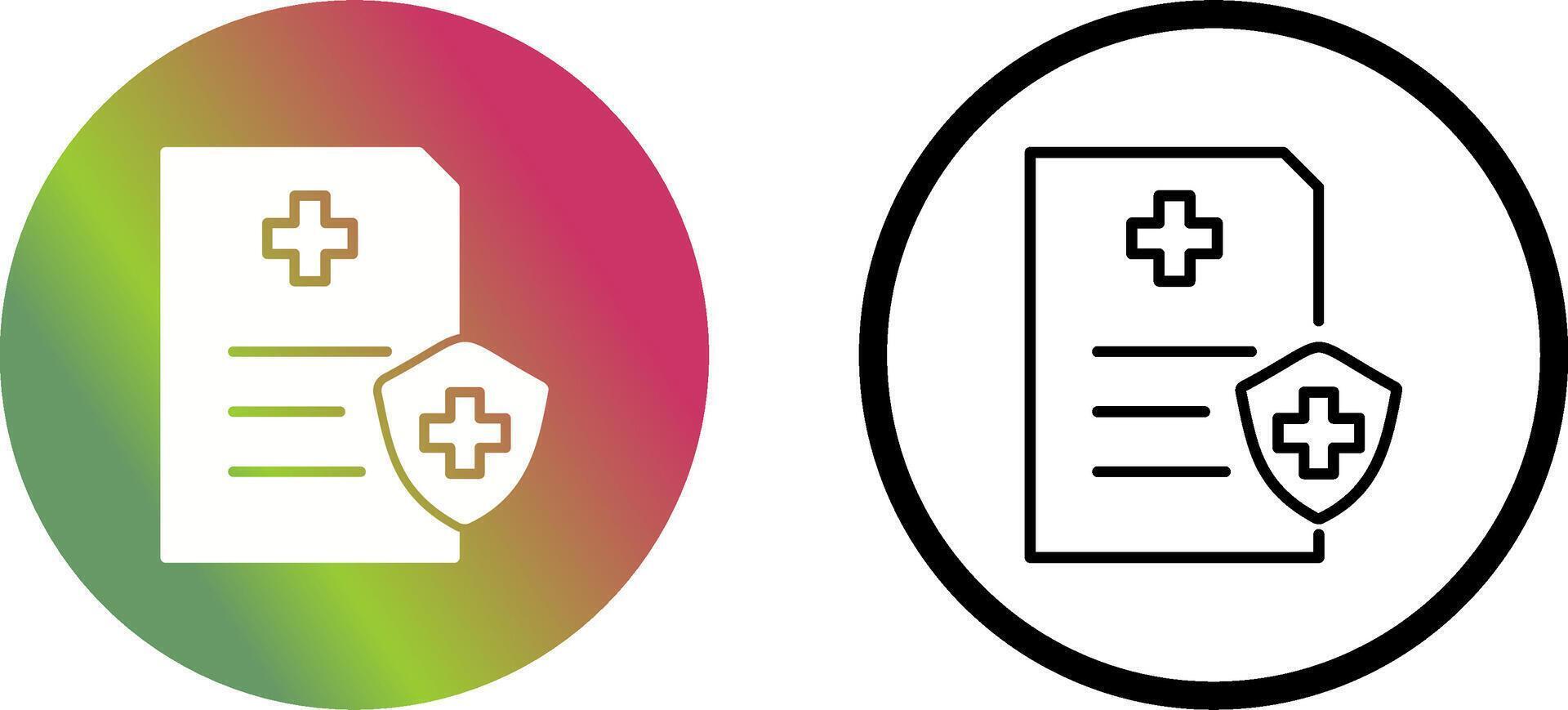Health Insurance Vector Icon